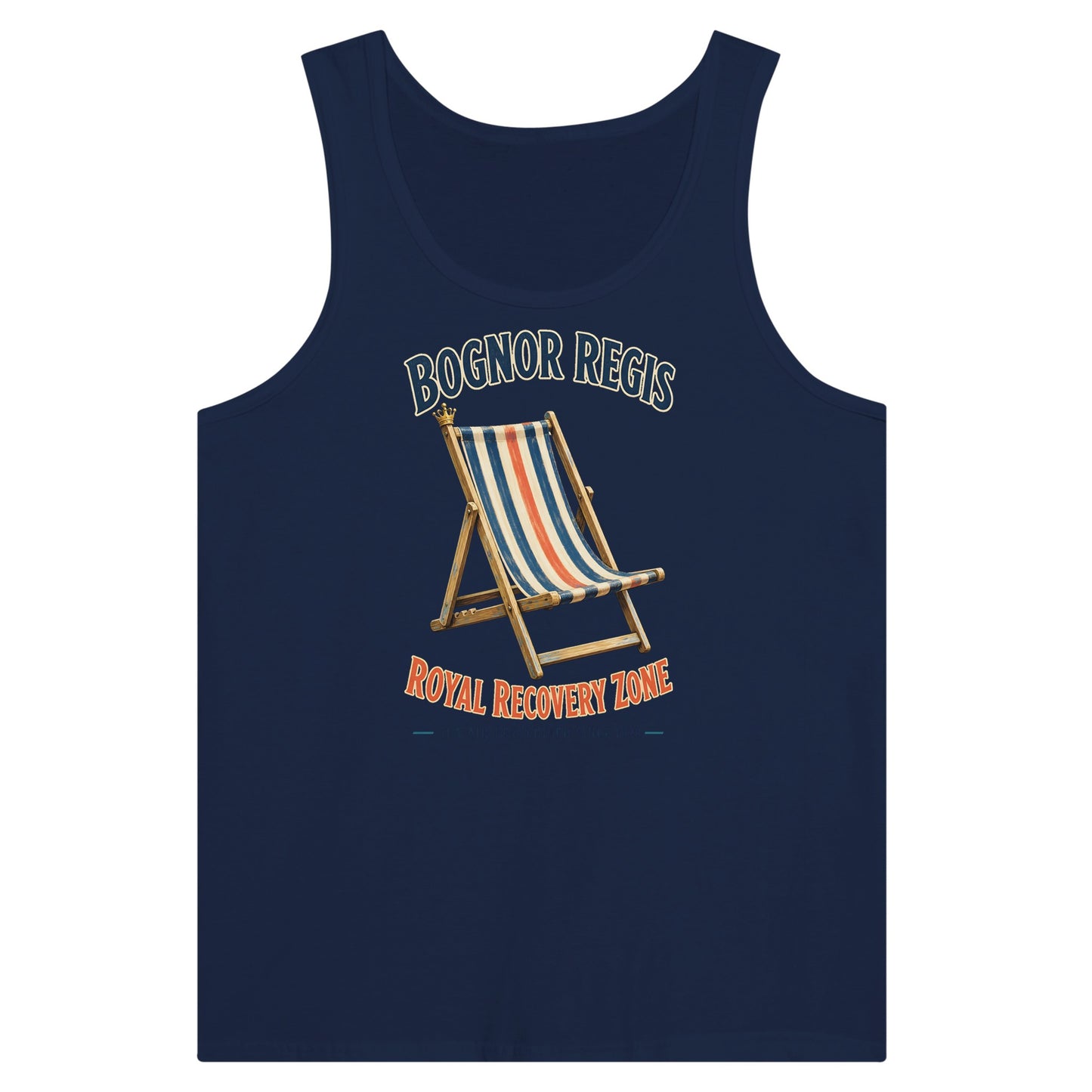 Bognor Regis Royal Recovery Zone Premium Unisex Tank Top — product view 9