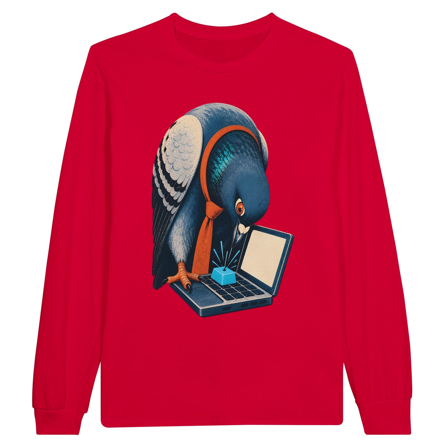 Pigeon Hits Send Long-Sleeve T-shirt — product view 9