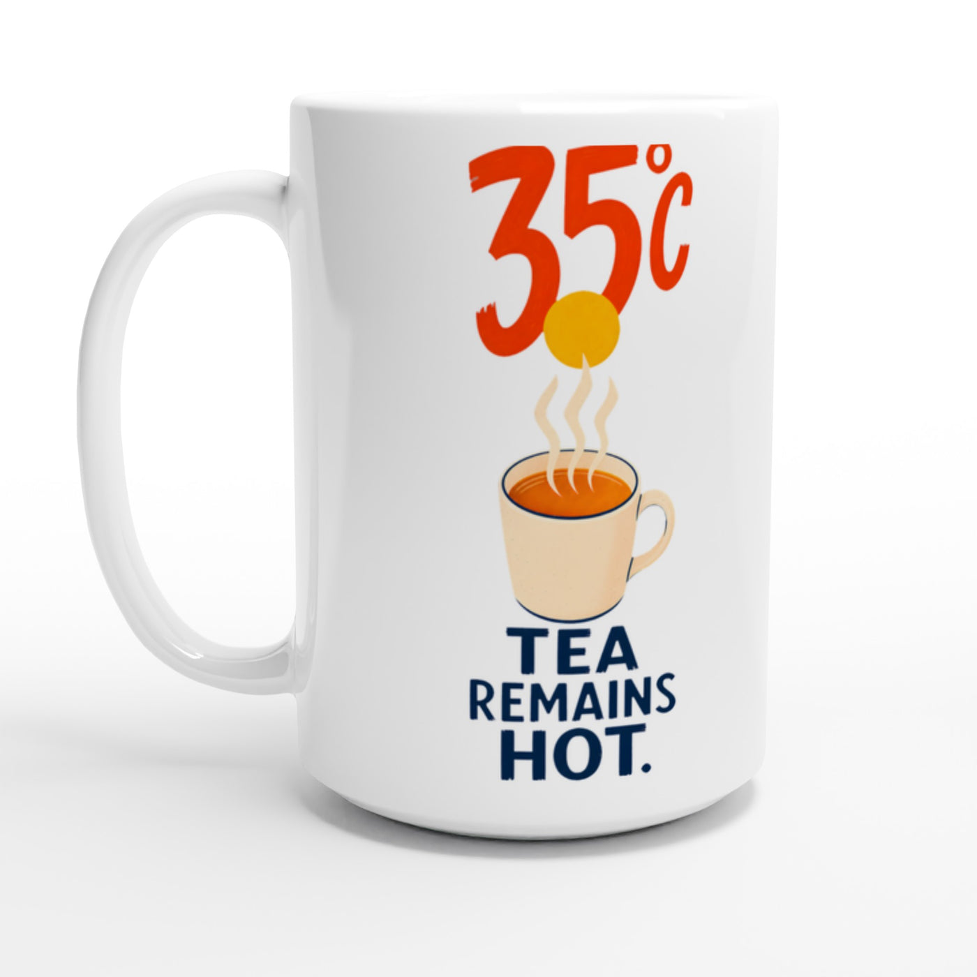 35°C — Tea Remains Hot Large Mug