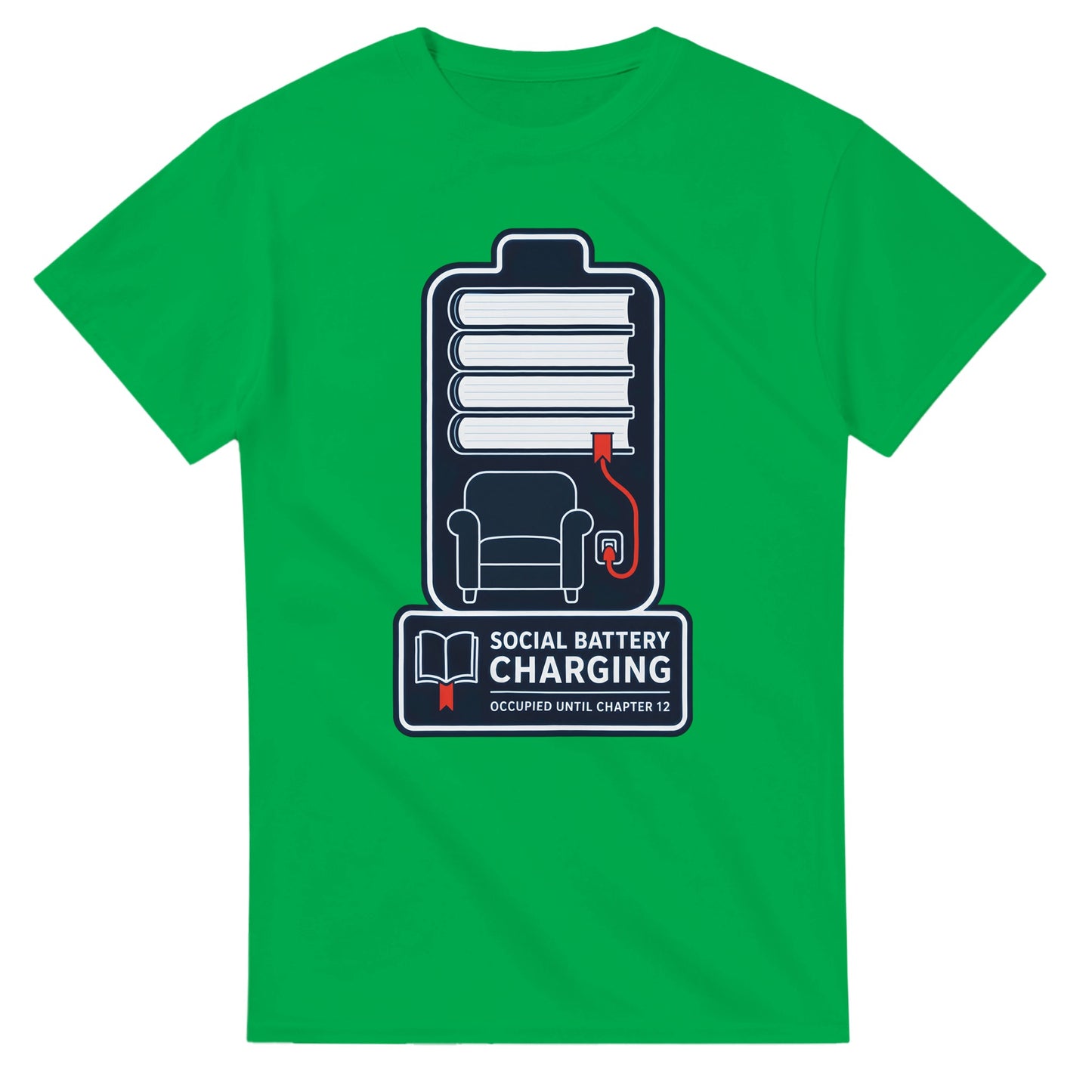 Social Battery Charging T-shirt — product view 11