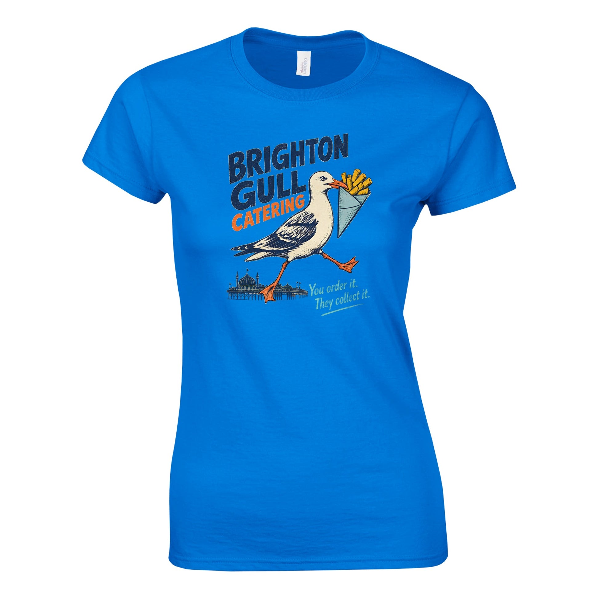 Brighton Gull Catering - You Order It, They Collect It Women's T-shirt — product view 7