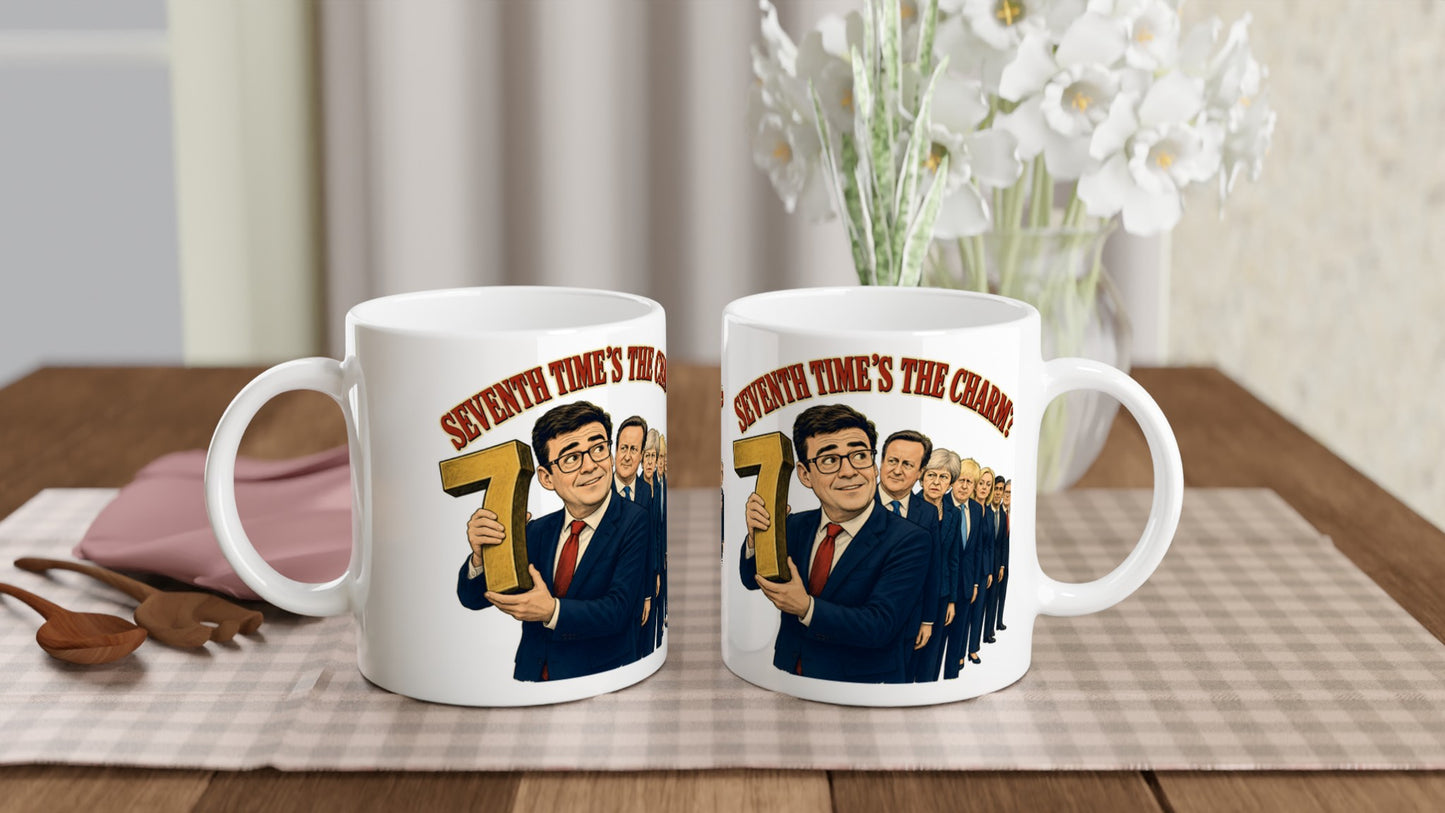 Seventh Time’s the Charm? UK Prime Minister Caricature Mug — product view 4