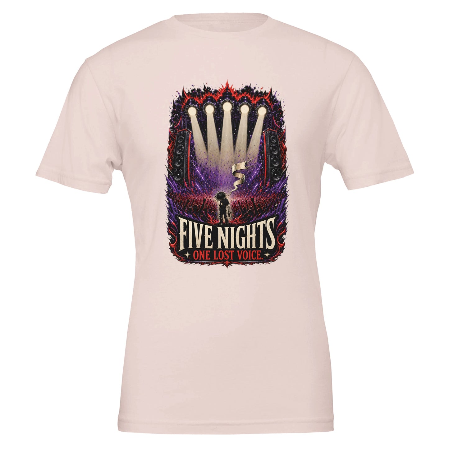 Five Nights, One Lost Voice T-shirt — product view 6