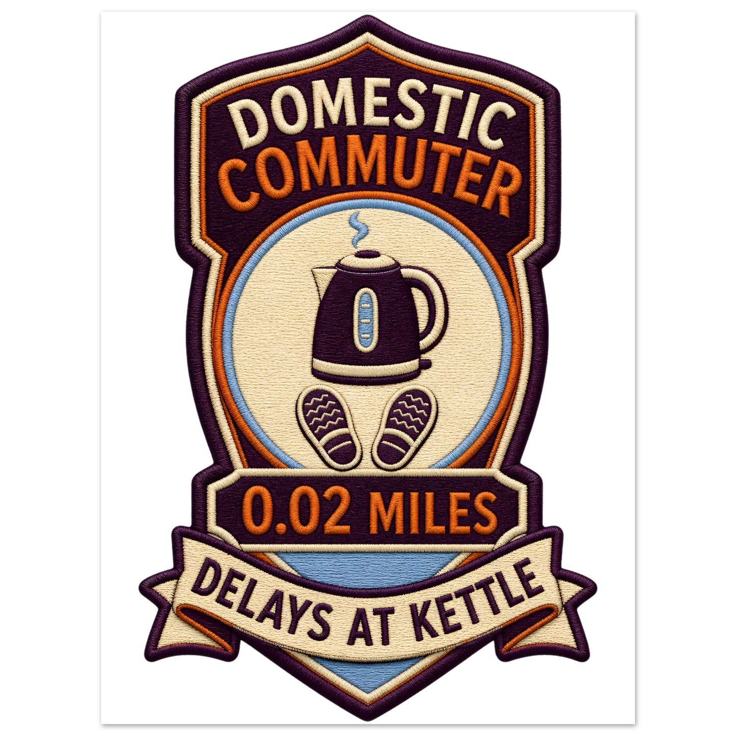 Domestic Commuter Aluminium Print — product view 1