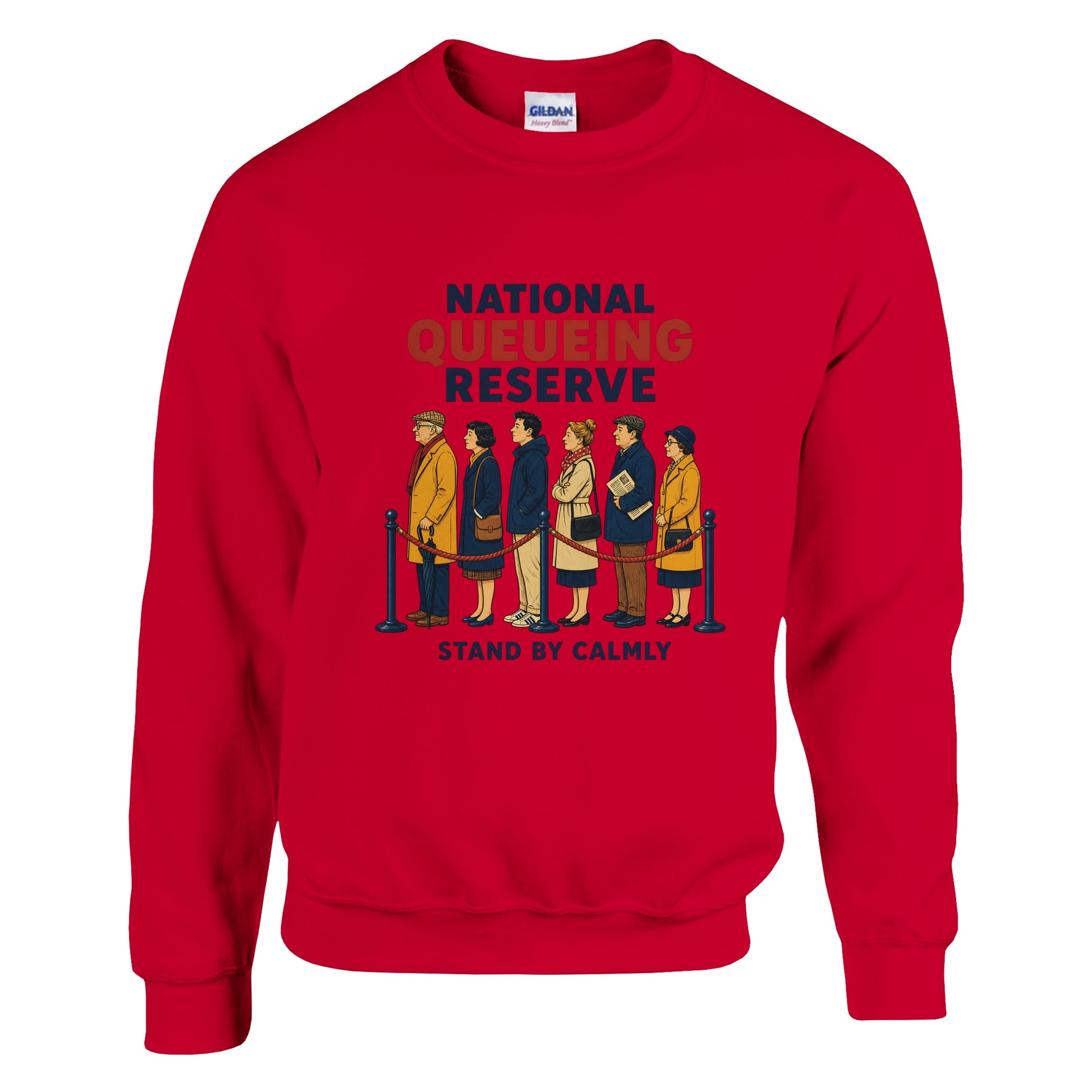 National Queueing Reserve – British Queue Graphic Sweatshirt — product view 15