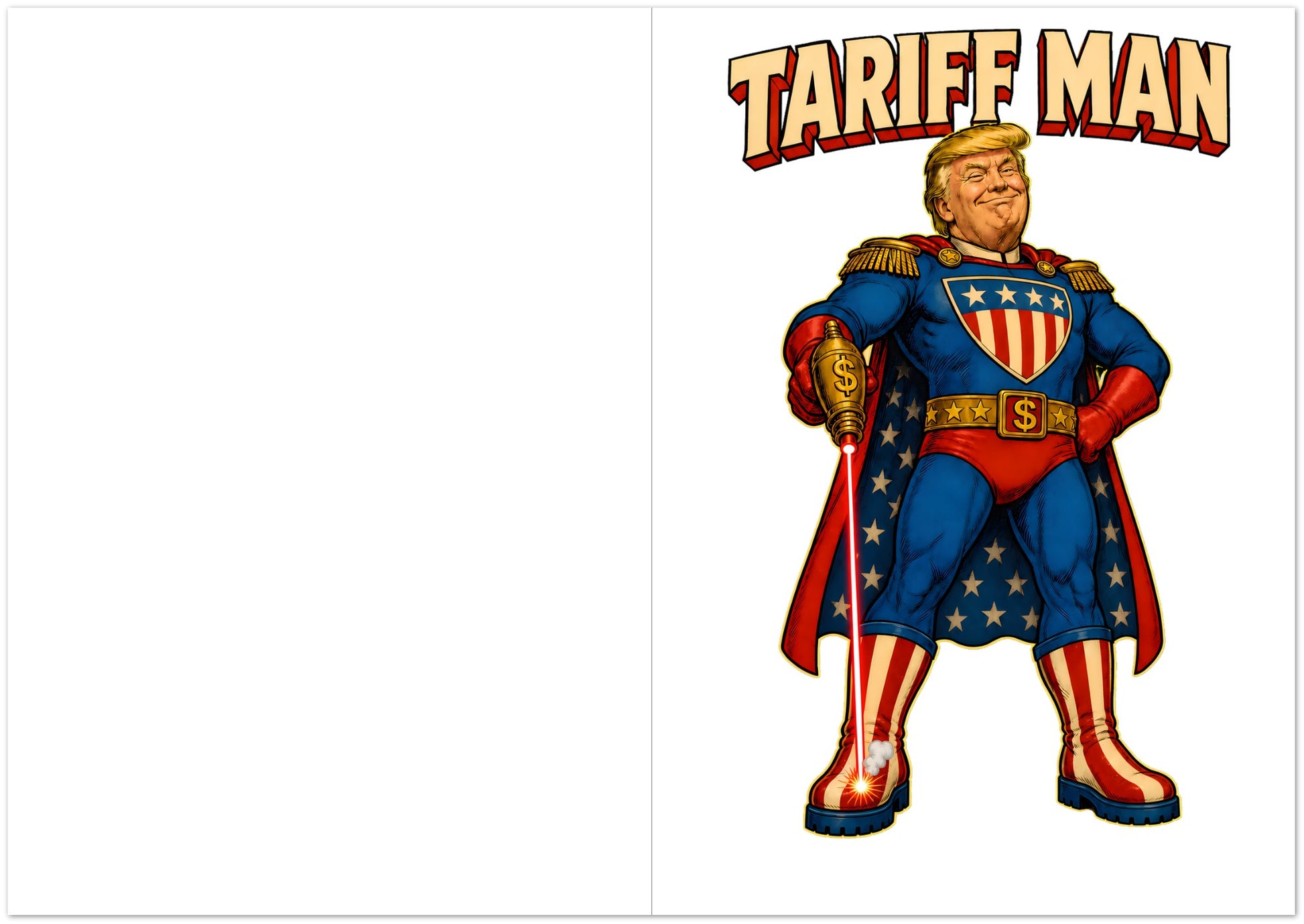 Tariff Man – Self-Shot Satire Greeting Card Pack — product view 5