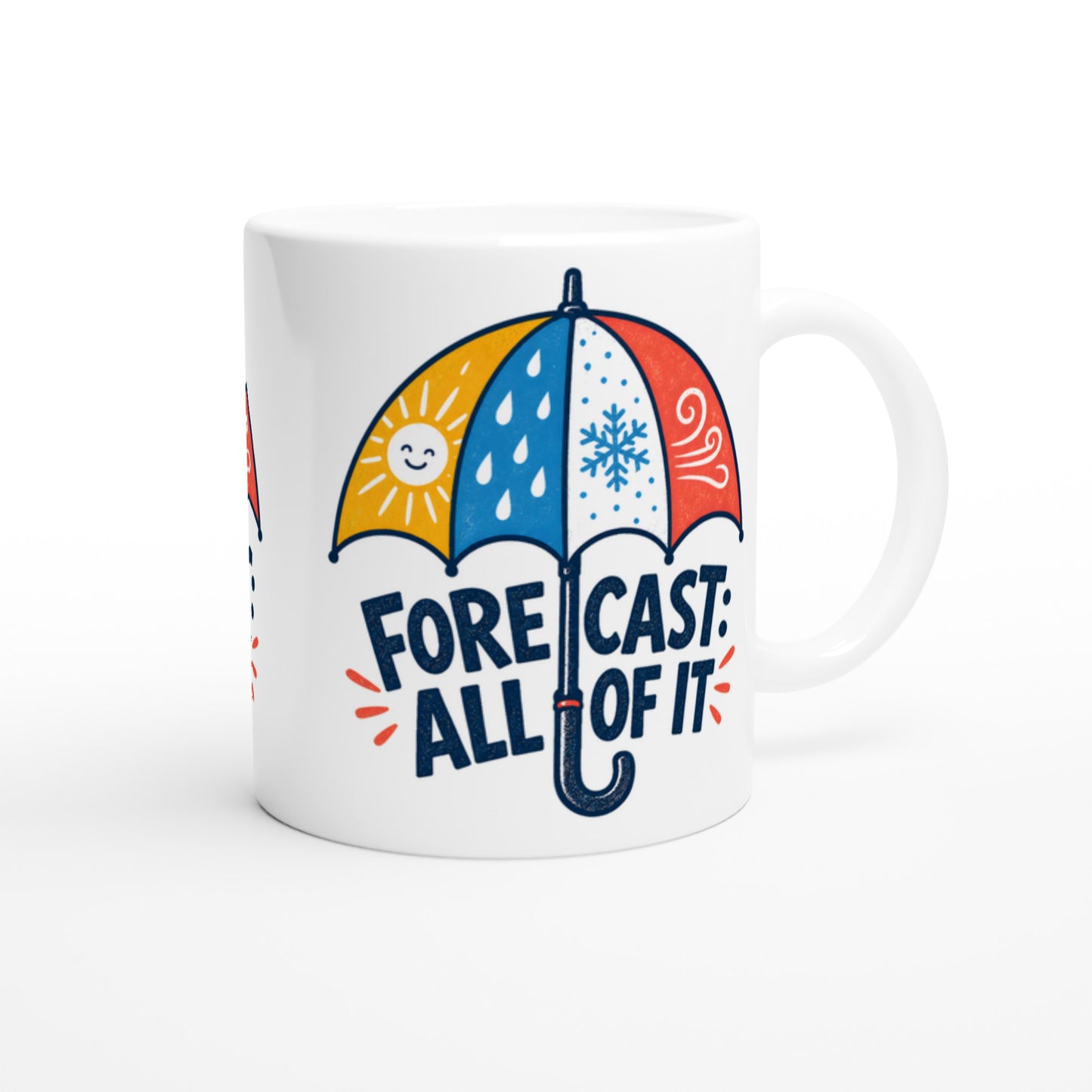 Forecast: All of It British Weather Graphic Mug — product view 2
