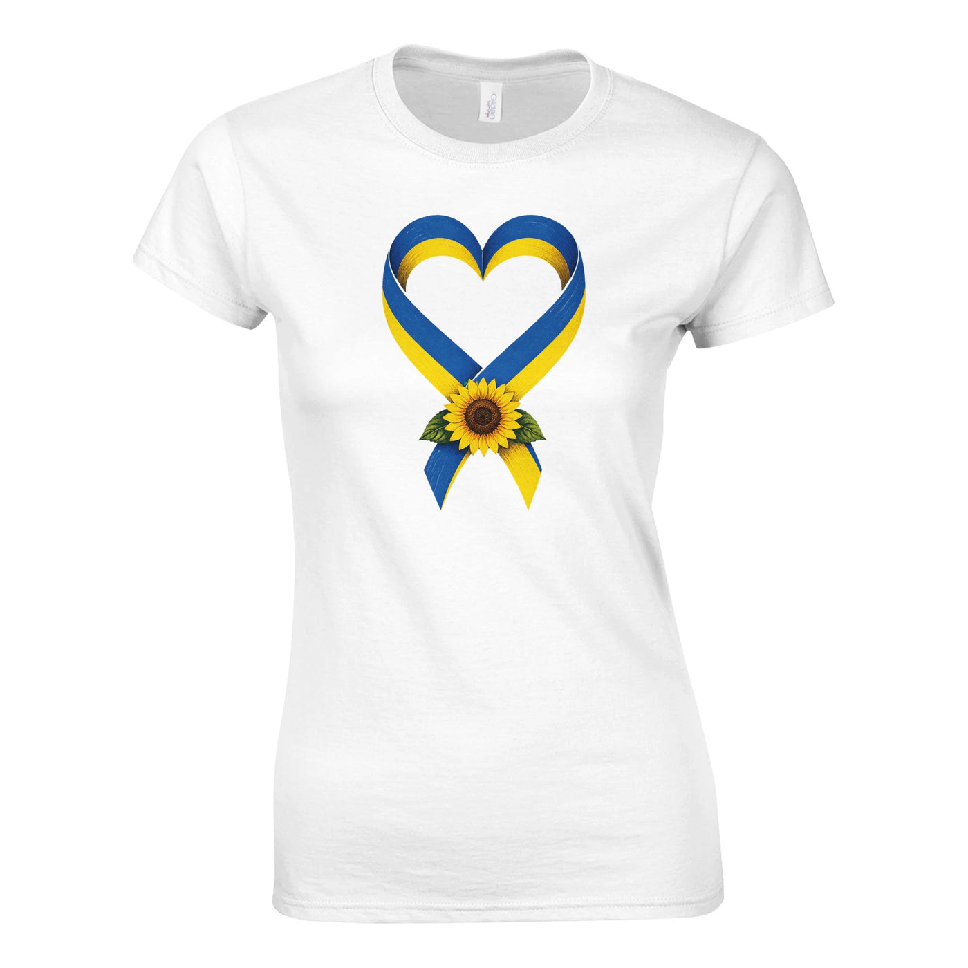 Ukraine Solidarity Ribbon Women's T-shirt