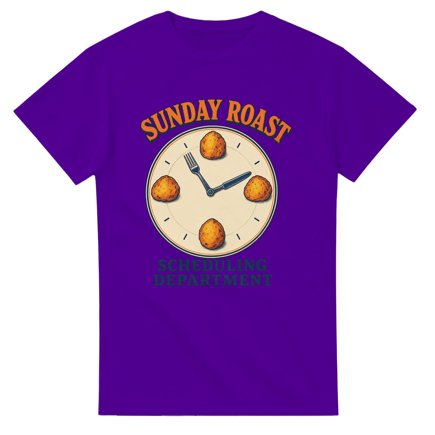 Sunday Roast Scheduling Department T-shirt — product view 16