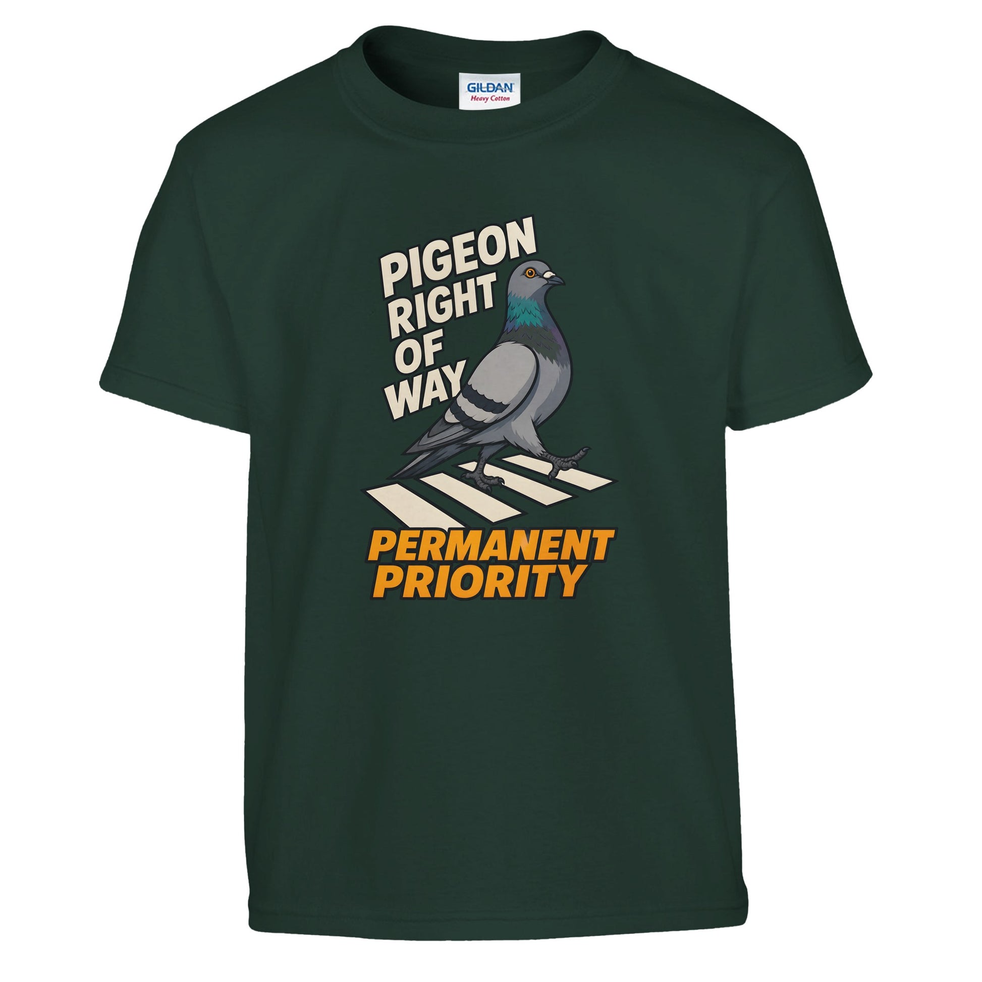 Pigeon Right of Way Kids' T-shirt — product view 12