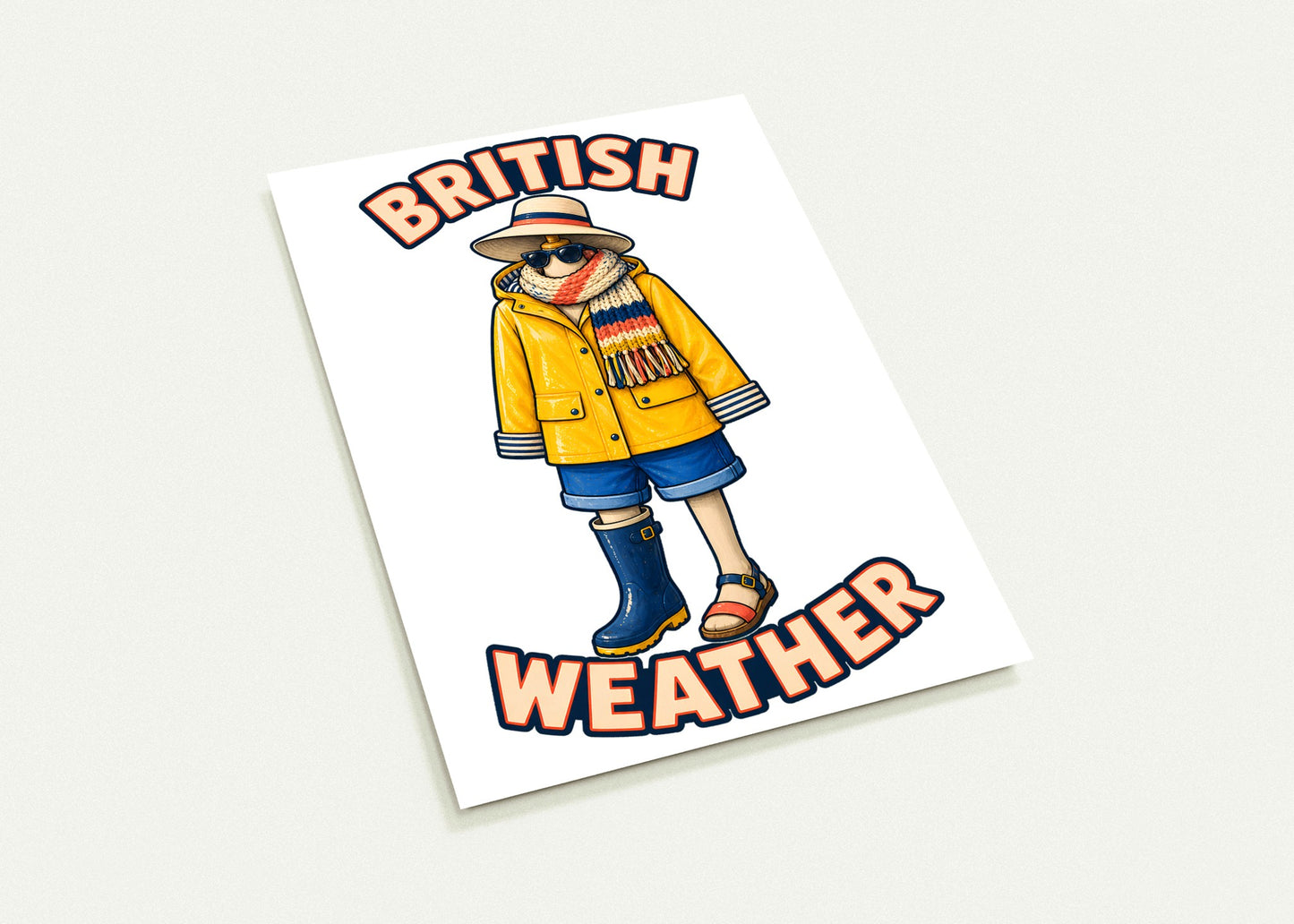 British Weather All-Weather Outfit Postcard Pack — product view 3
