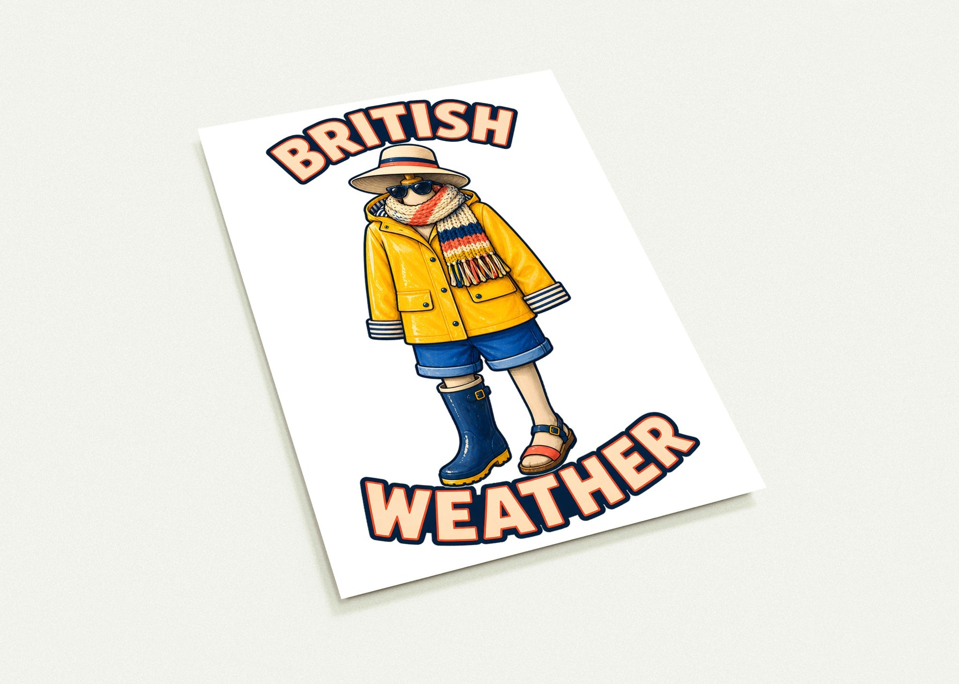 British Weather All-Weather Outfit Postcard Pack — product view 3
