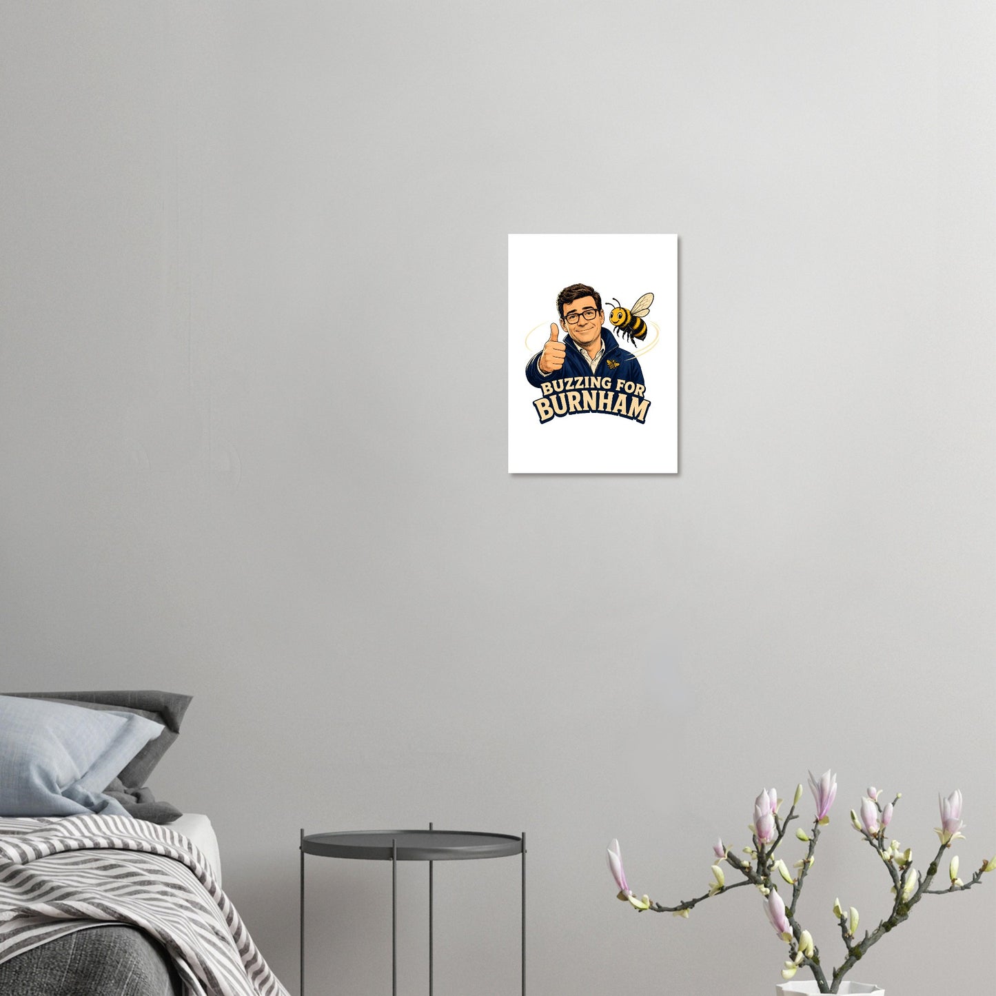 Buzzing for Burnham Poster — product view 7