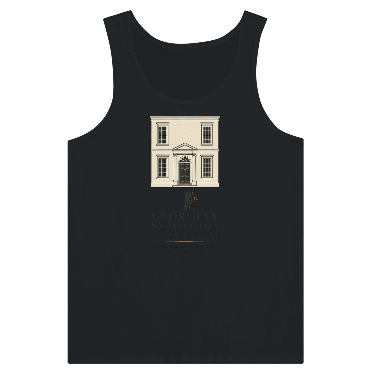 Georgian Symmetry Inspection — Bath Premium Unisex Tank Top — product view 8