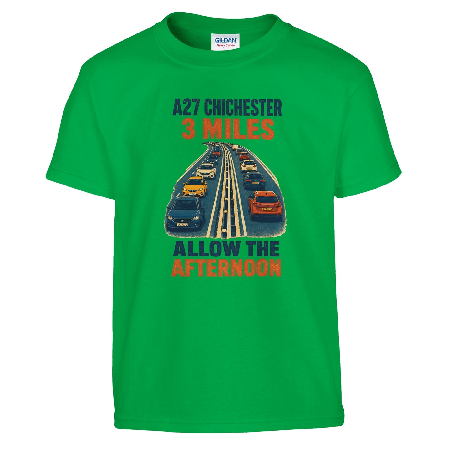 A27 Chichester – 3 Miles, Allow the Afternoon Kids' T-shirt — product view 8