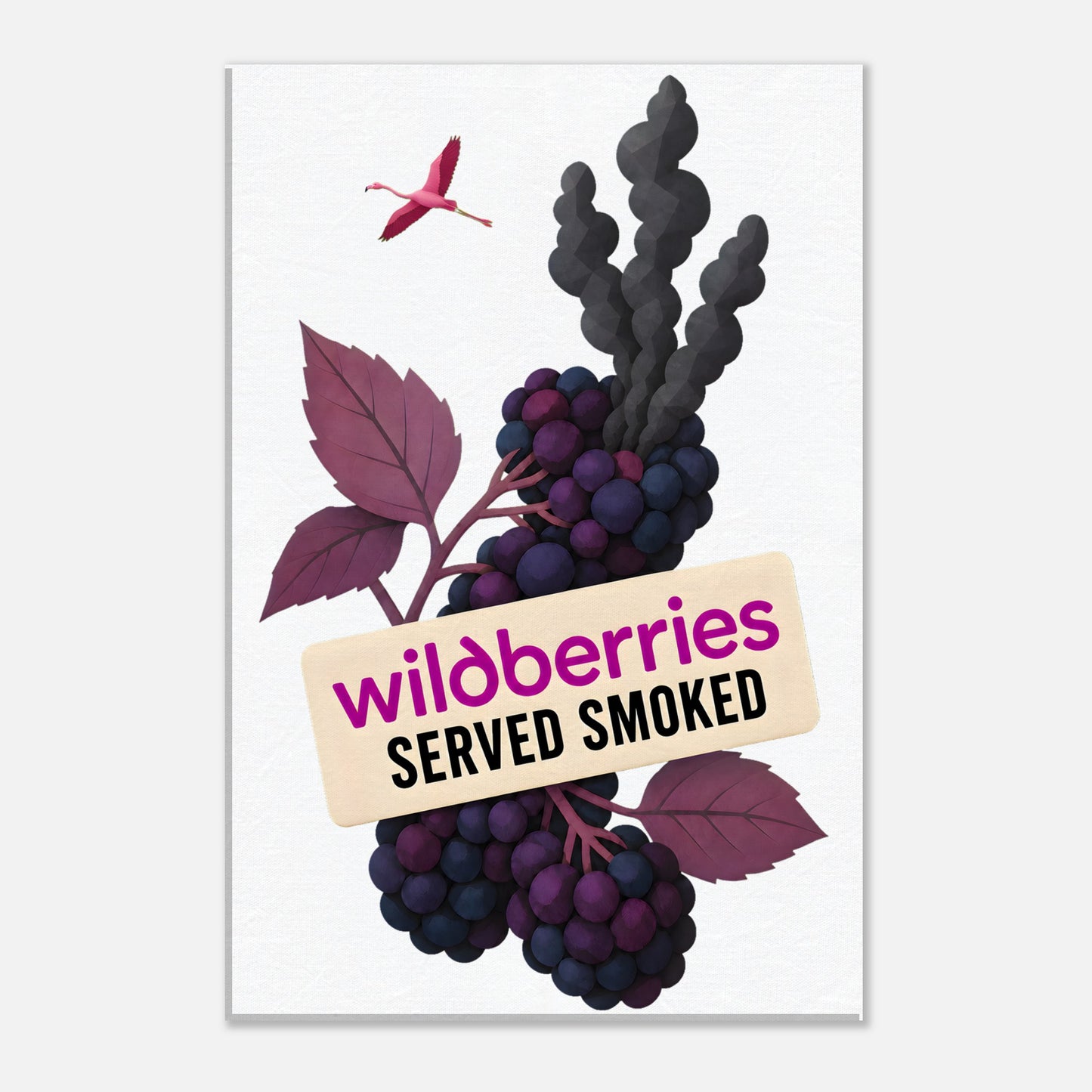 Wildberries, Served Smoked Canvas — product view 2
