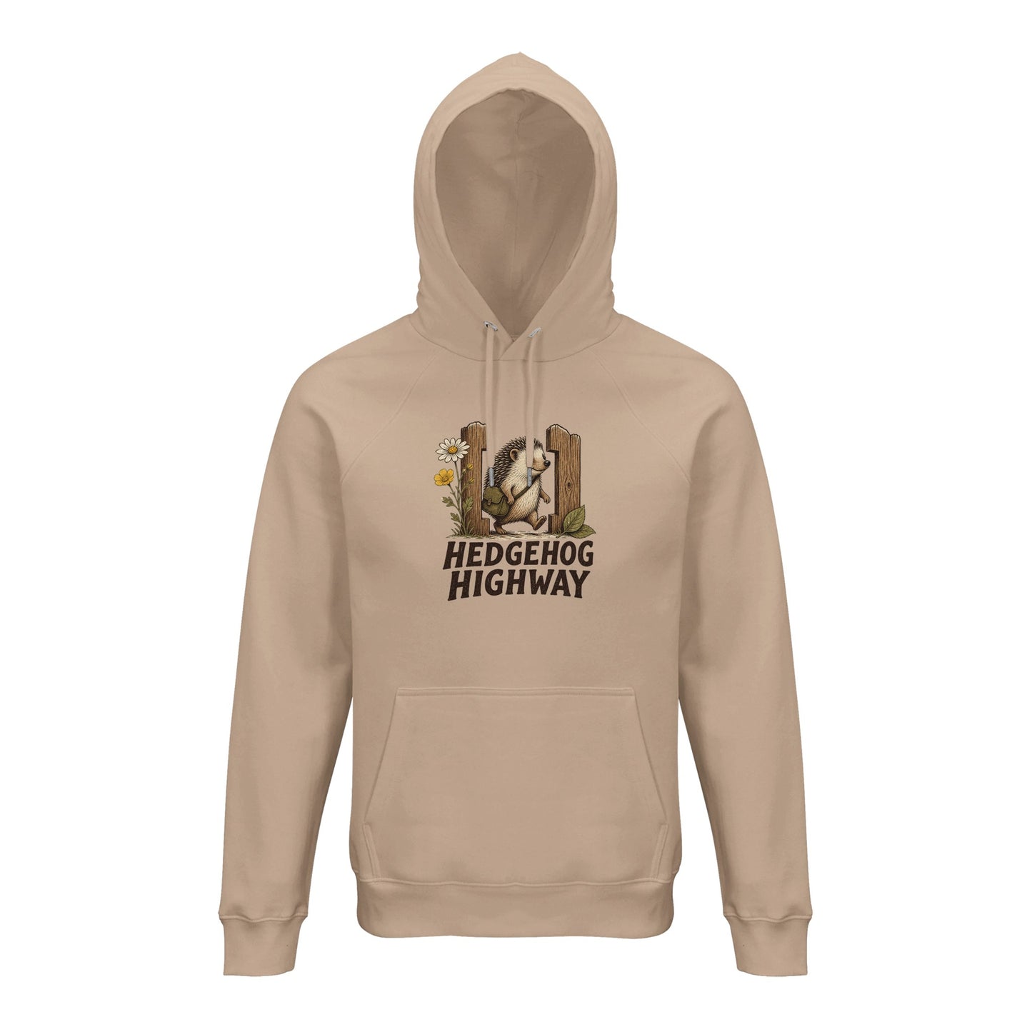 Hedgehog Highway Garden Graphic Hoodie — product view 5