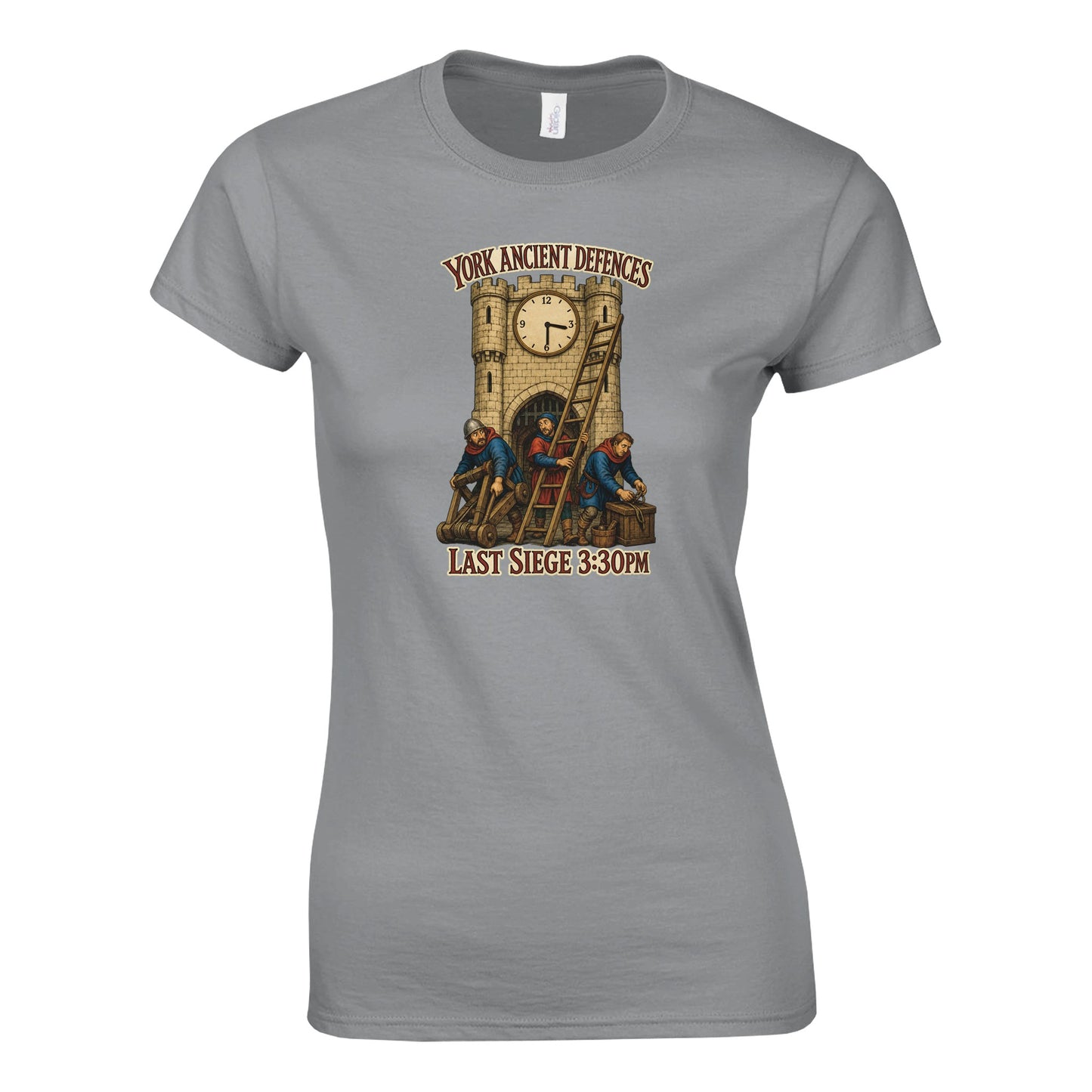 York Ancient Defences – Last Siege 3:30pm Women's T-shirt — product view 10
