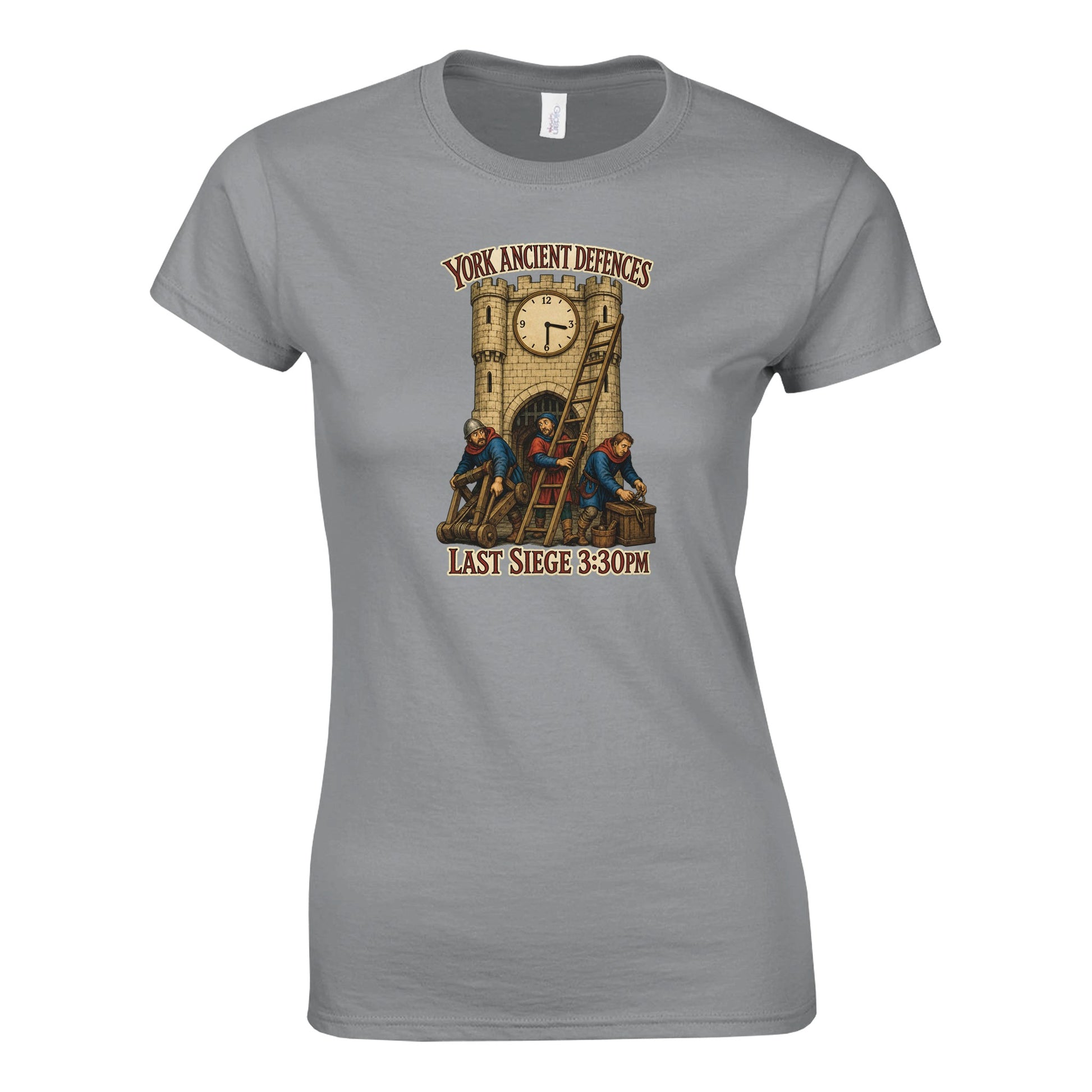 York Ancient Defences – Last Siege 3:30pm Women's T-shirt — product view 10