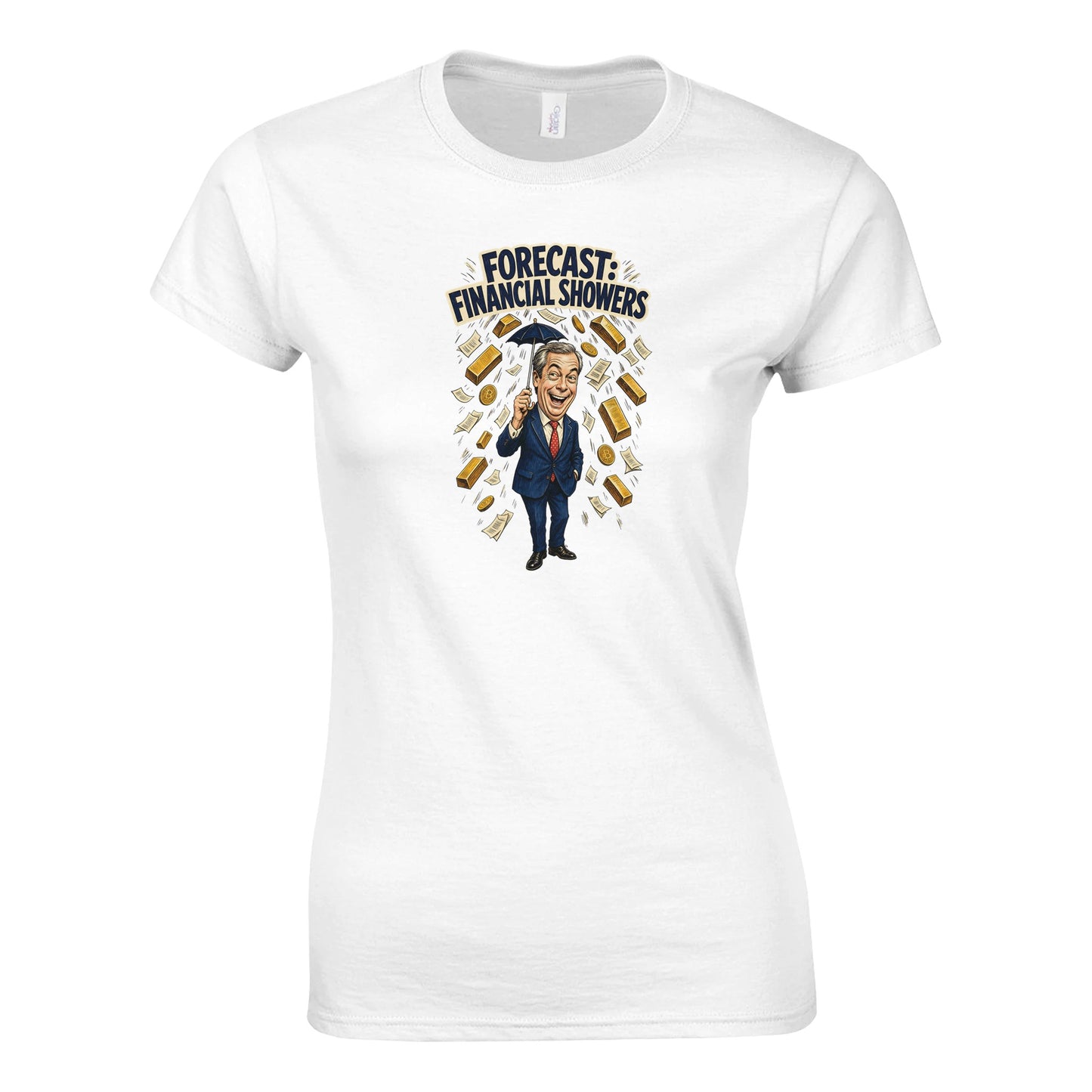 Forecast: Financial Showers Women's T-shirt — product view 1