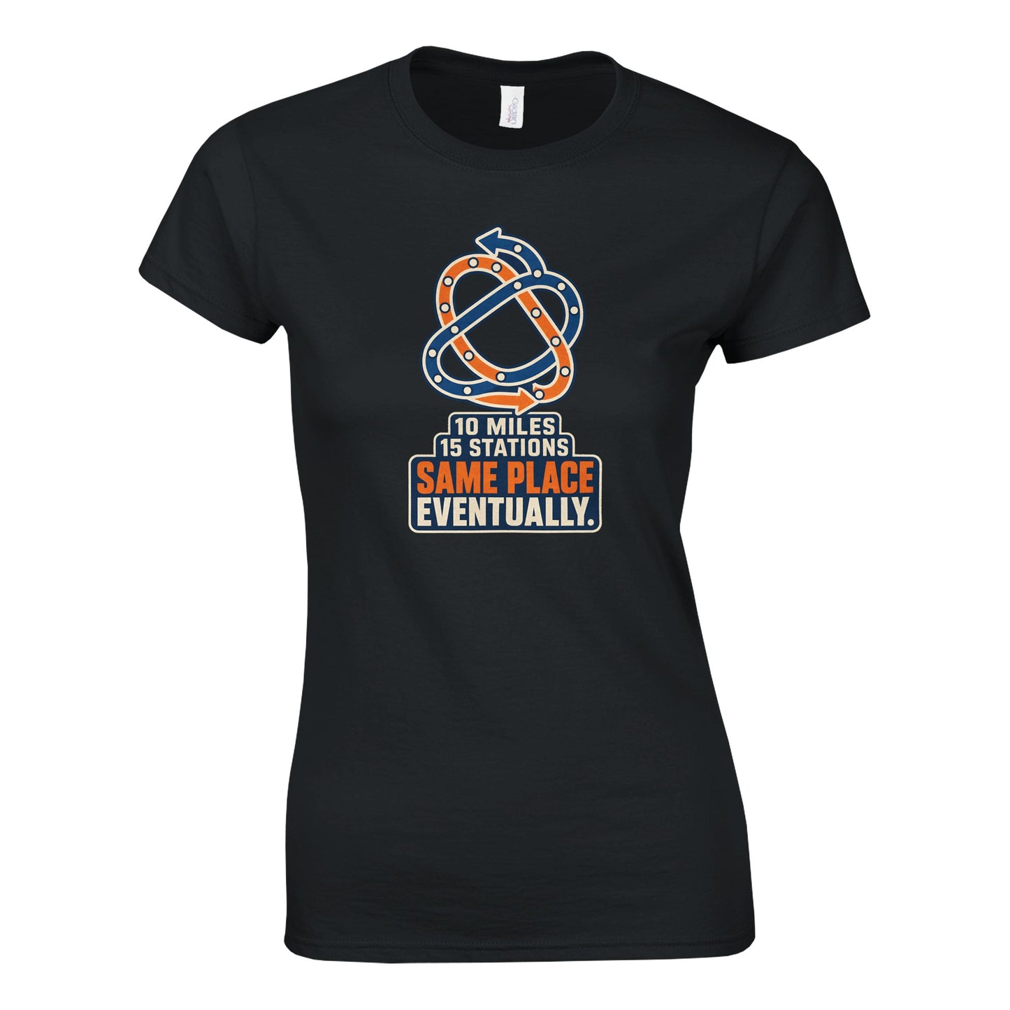 Glasgow Same Place Eventually Women's T-shirt — product view 6