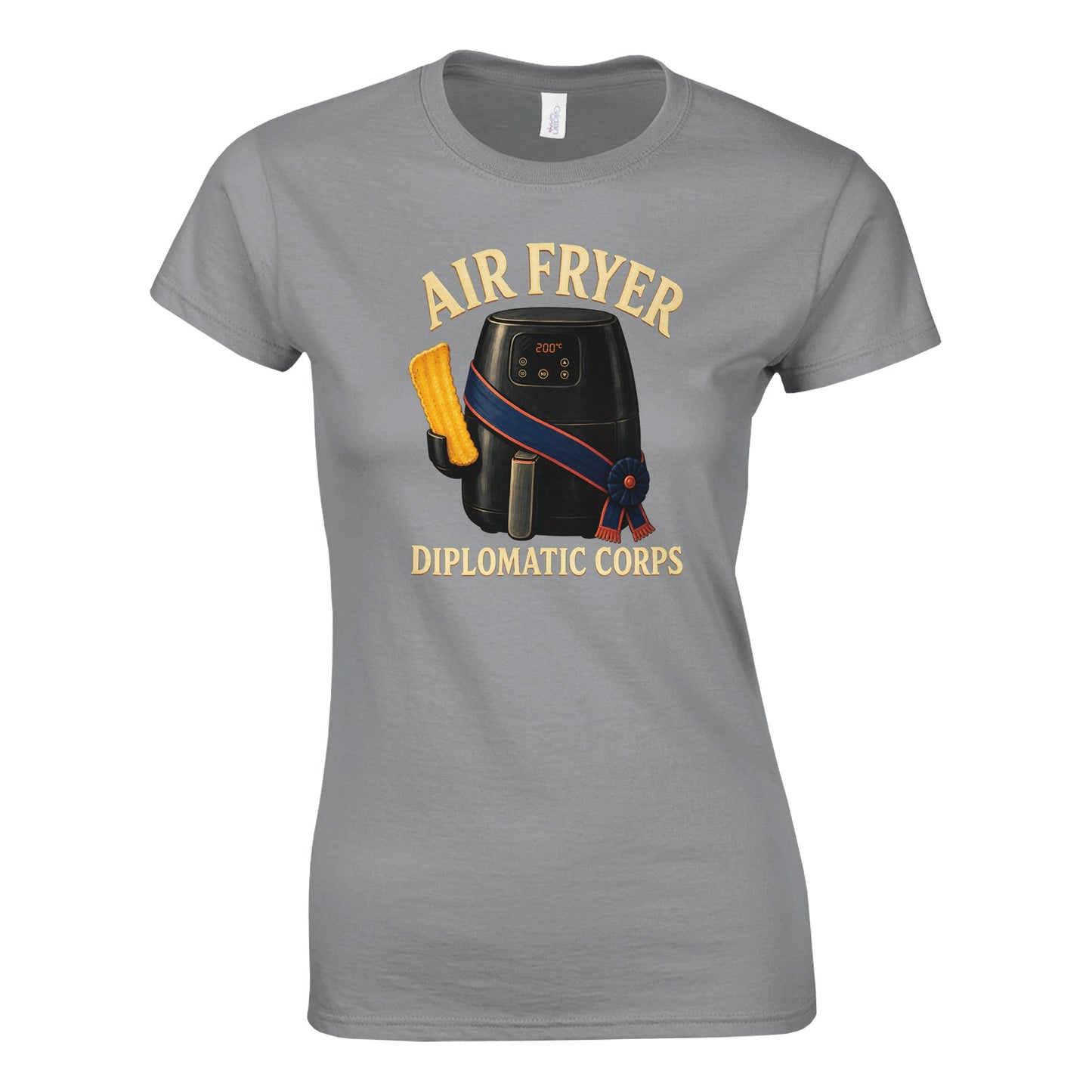 Air Fryer Diplomatic Corps Women's T-shirt — product view 10