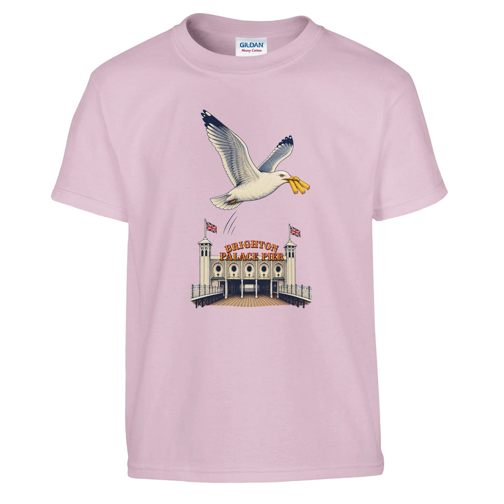 Brighton Palace Pier Chip Heist Kids' T-shirt — product view 9