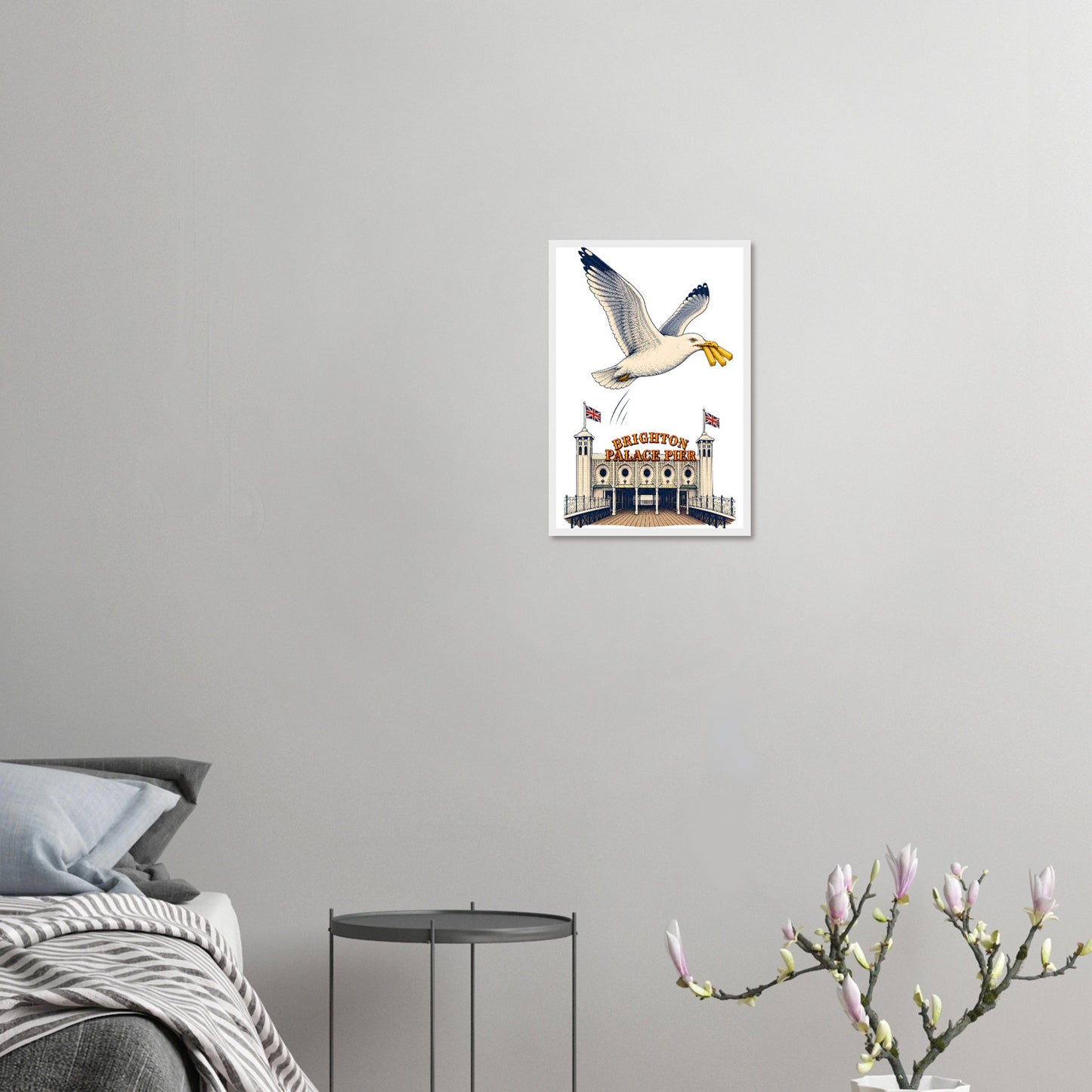 Brighton Palace Pier Chip Heist Framed Wall Art — product view 10