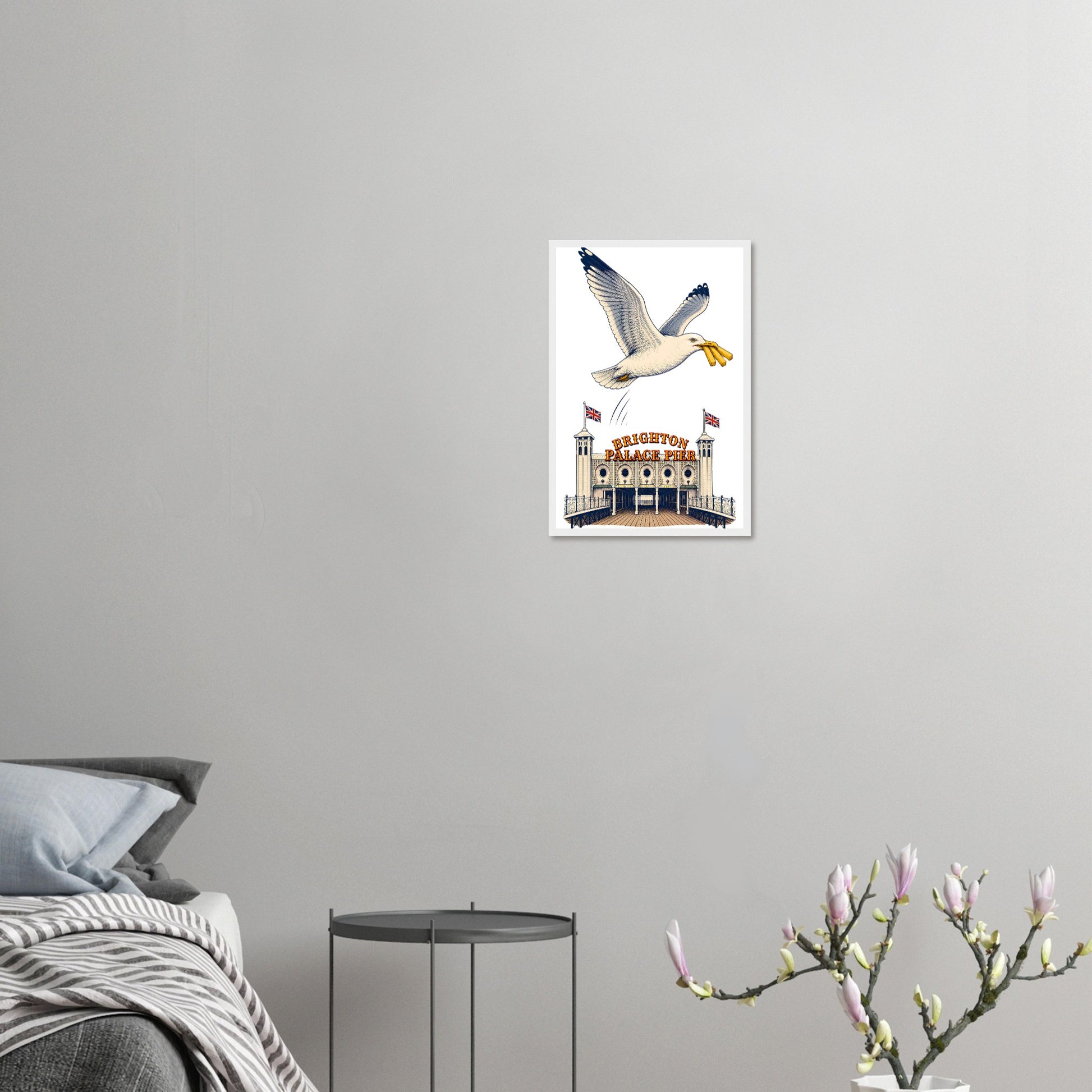 Brighton Palace Pier Chip Heist Framed Wall Art — product view 10