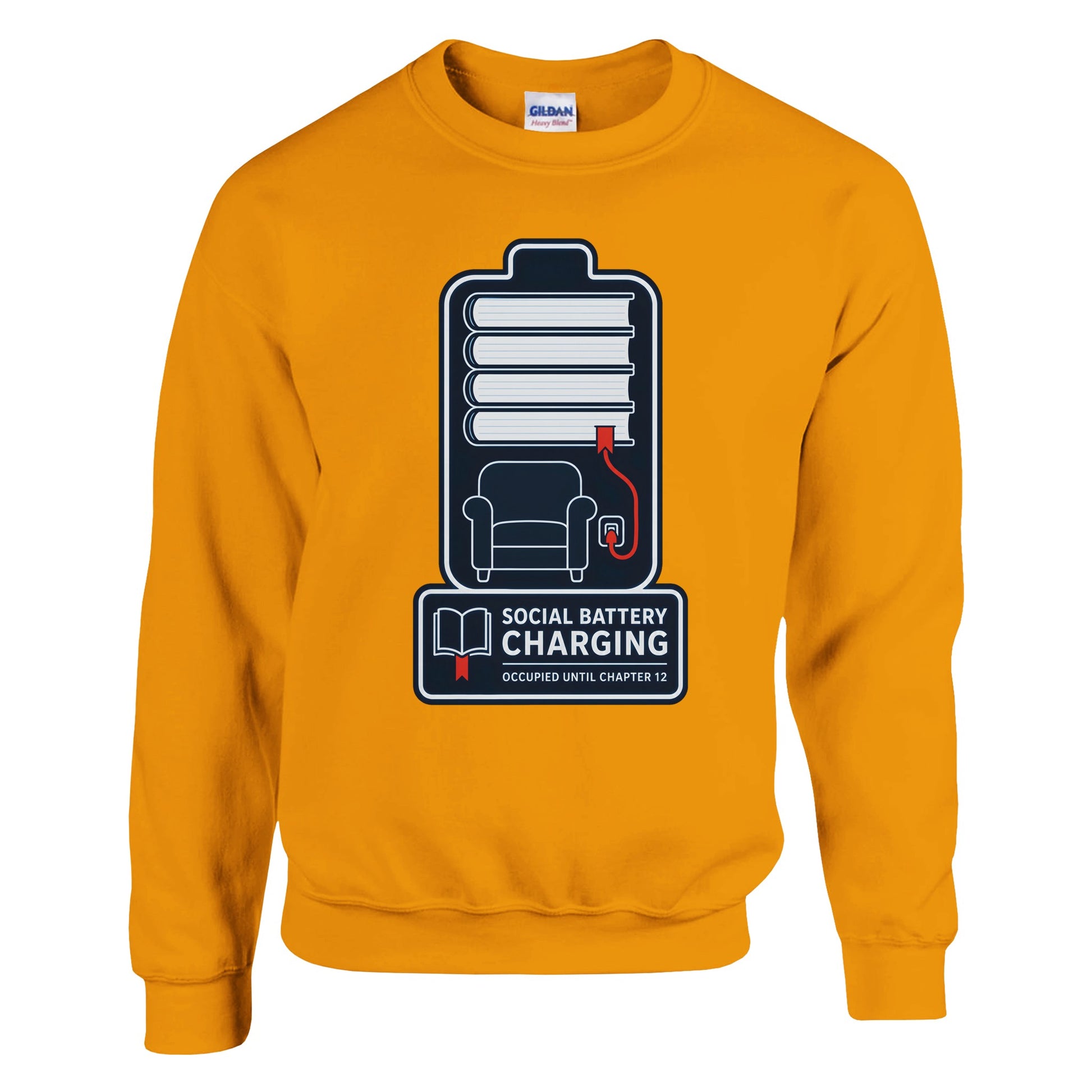 Social Battery Charging Sweatshirt — product view 11