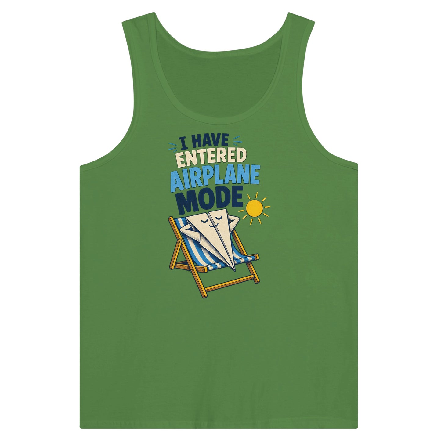 I Have Entered Airplane Mode Graphic Premium Unisex Tank Top — product view 13