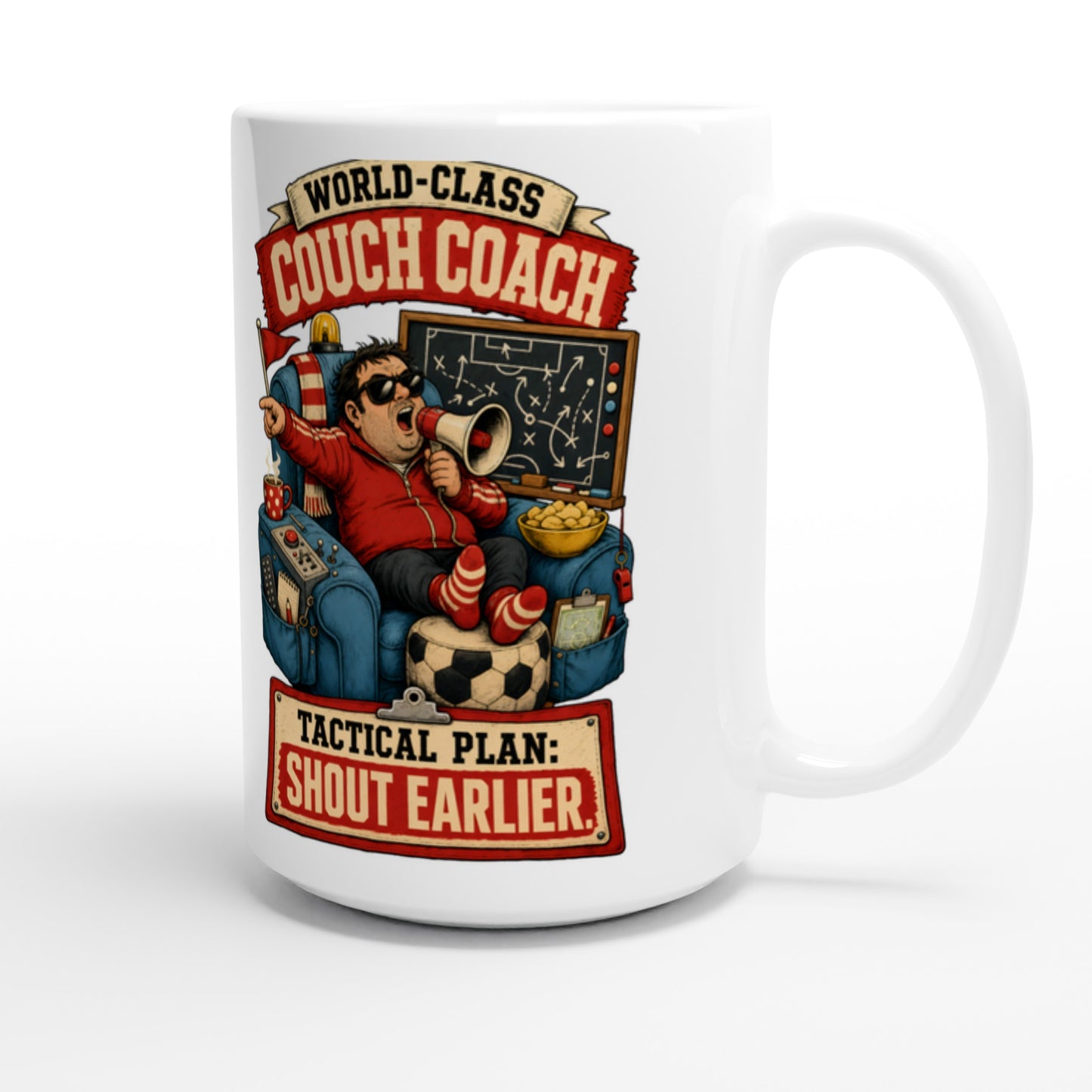 World-Class Couch Coach Large Mug — product view 3