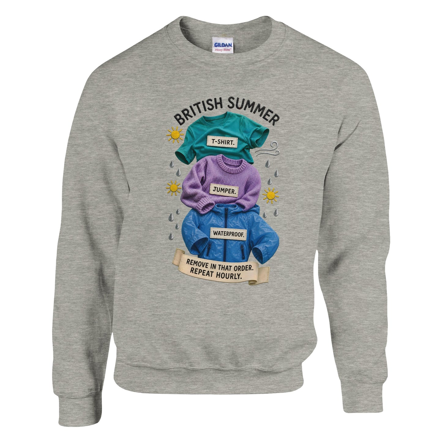 British Summer: Repeat Layers Hourly Sweatshirt — product view 16