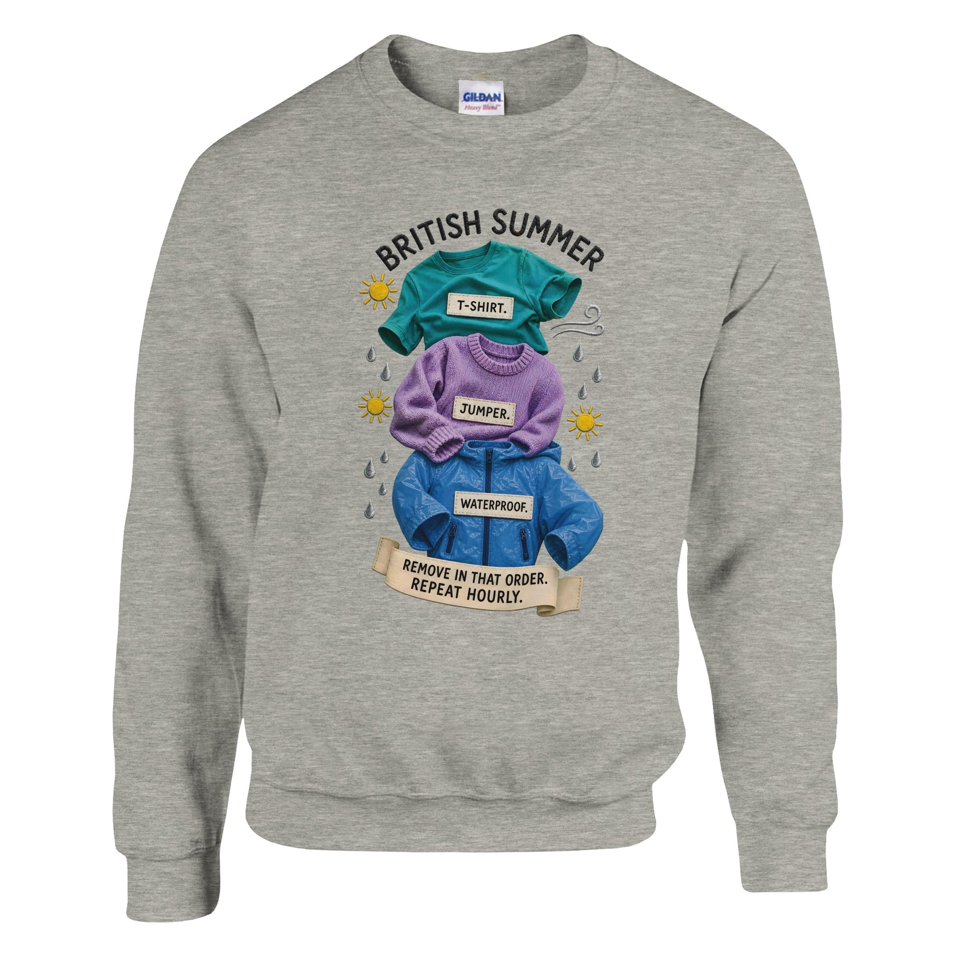 British Summer: Repeat Layers Hourly Sweatshirt — product view 16