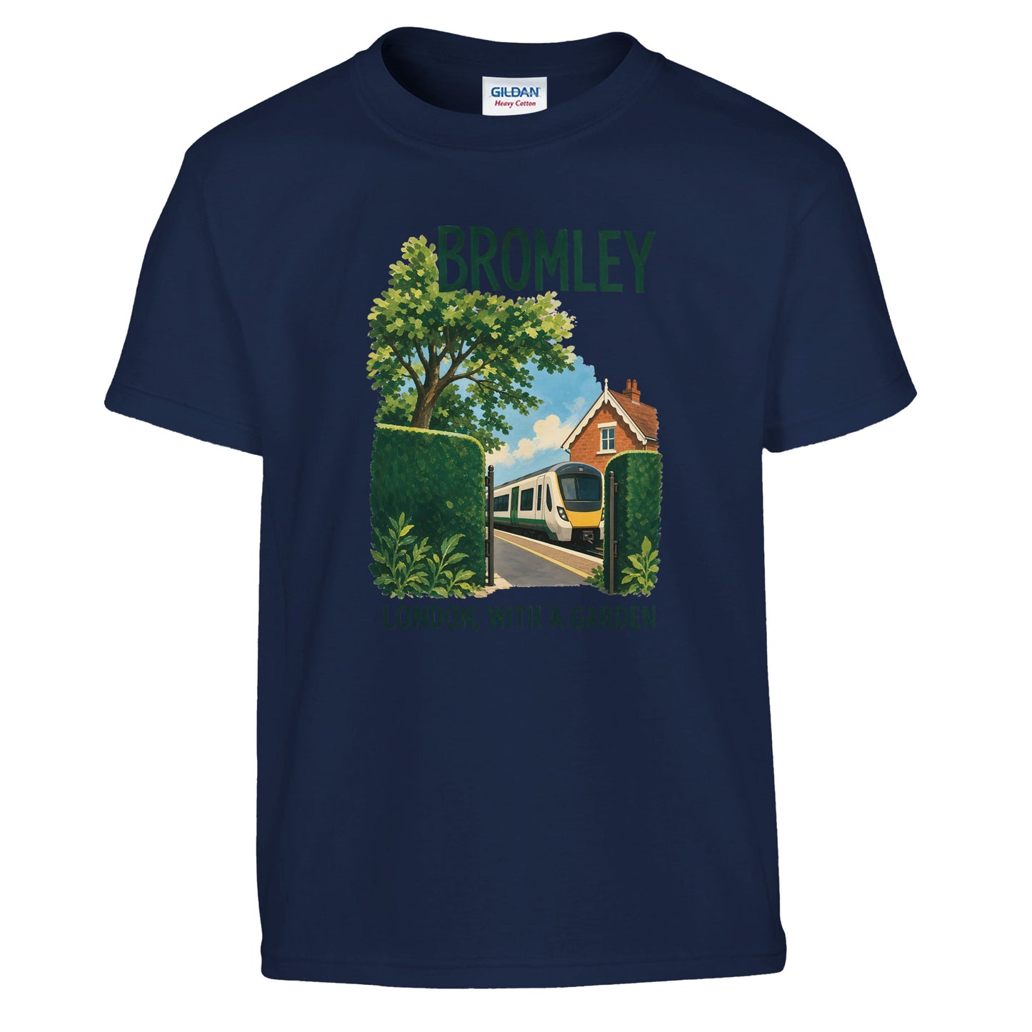 Bromley: London with a Garden Kids' T-shirt — product view 7
