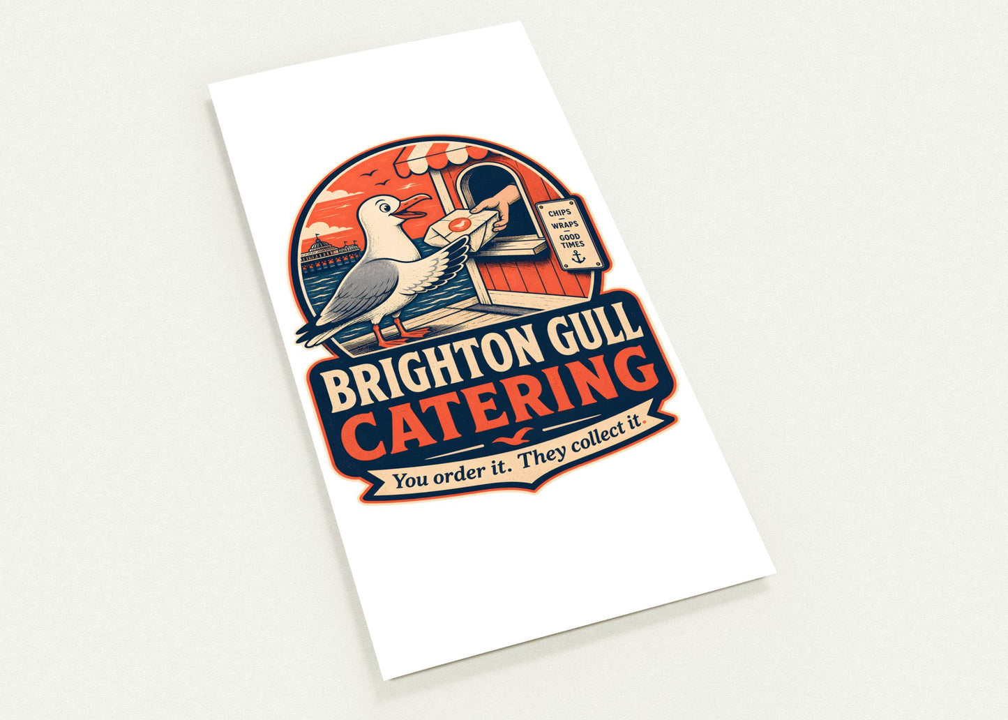 Brighton Gull Catering — Illustrated Postcard Pack — product view 1