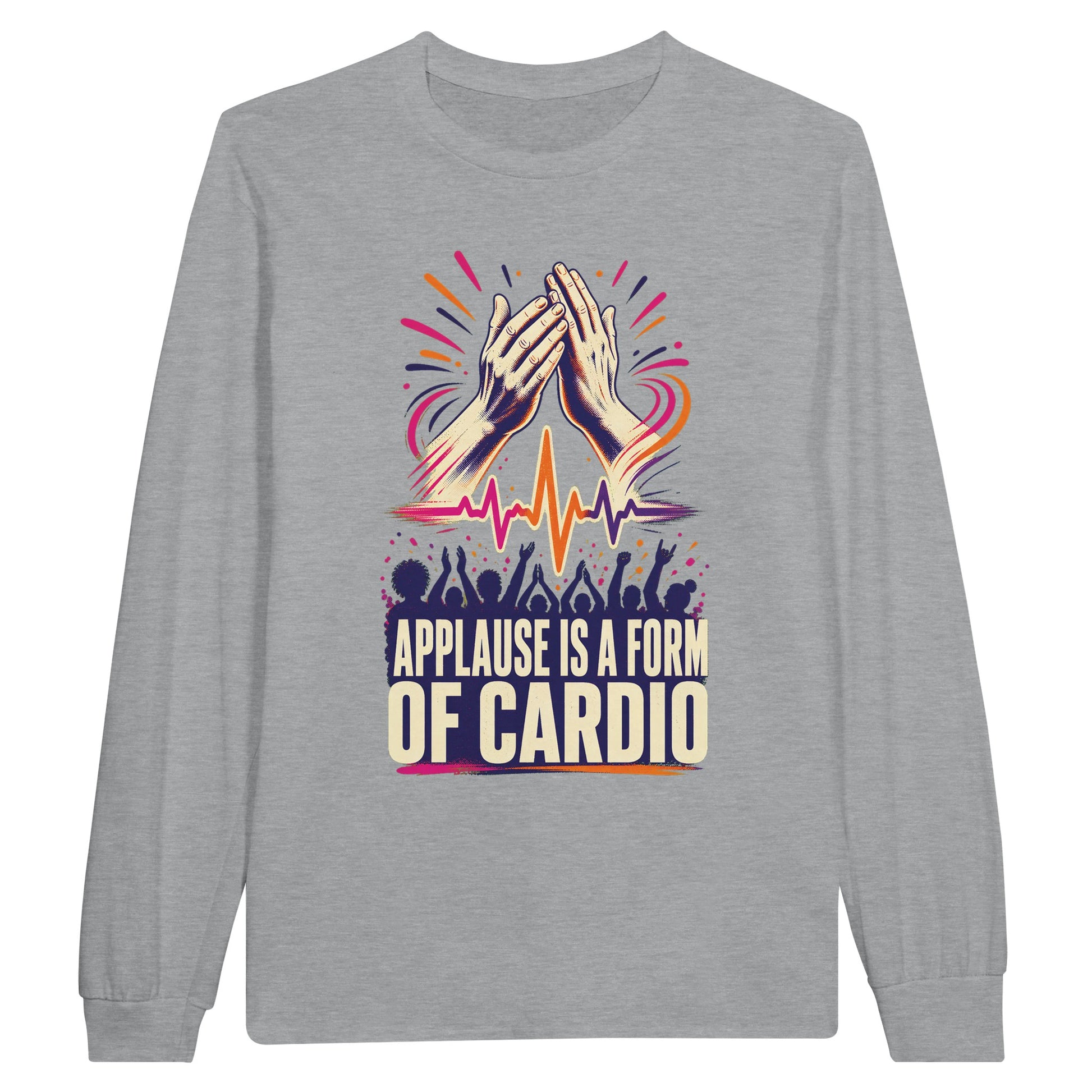 Applause Is a Form of Cardio Long-Sleeve T-shirt — product view 6