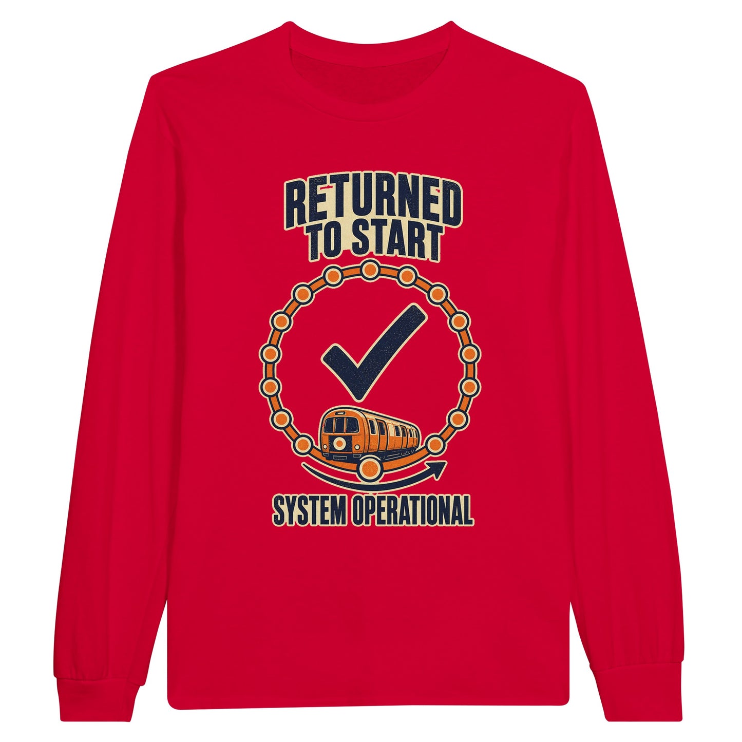Glasgow Subway: System Operational Long-Sleeve T-shirt — product view 9