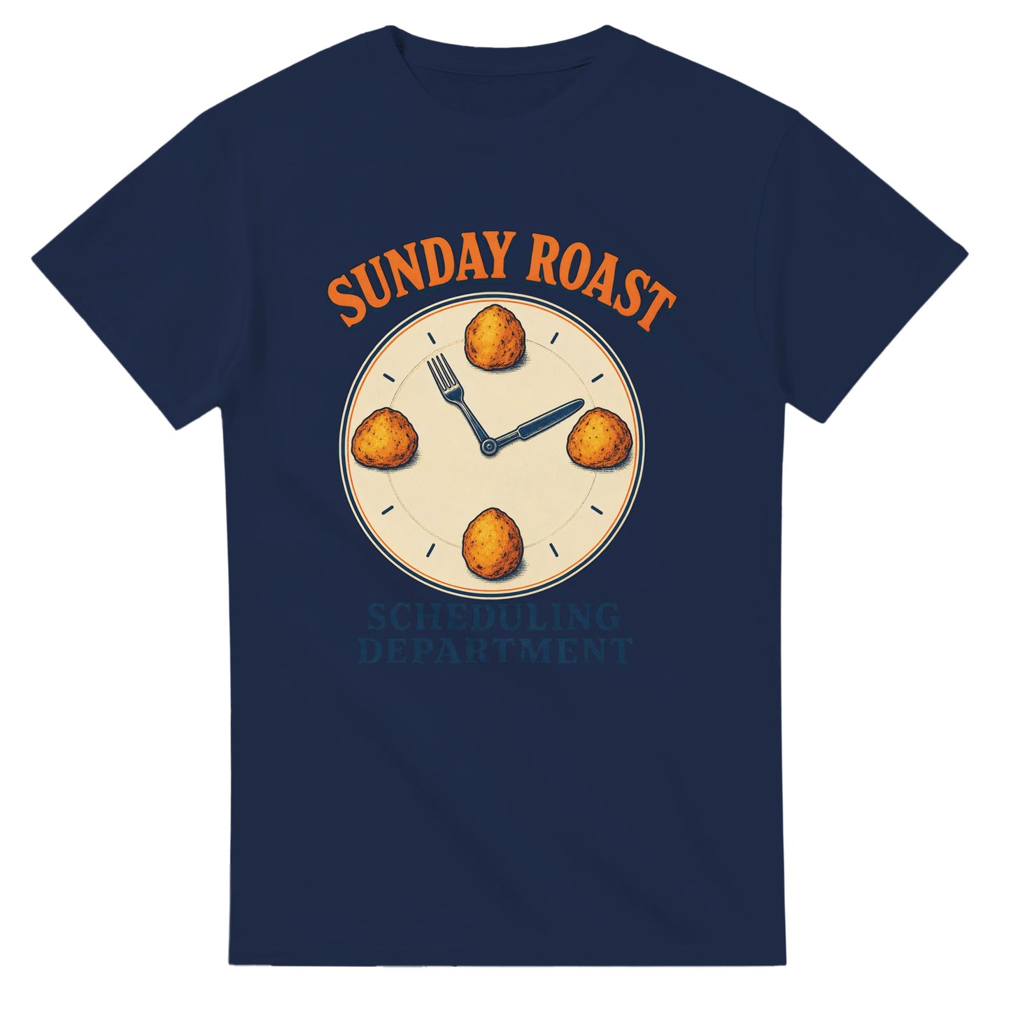 Sunday Roast Scheduling Department T-shirt — product view 5