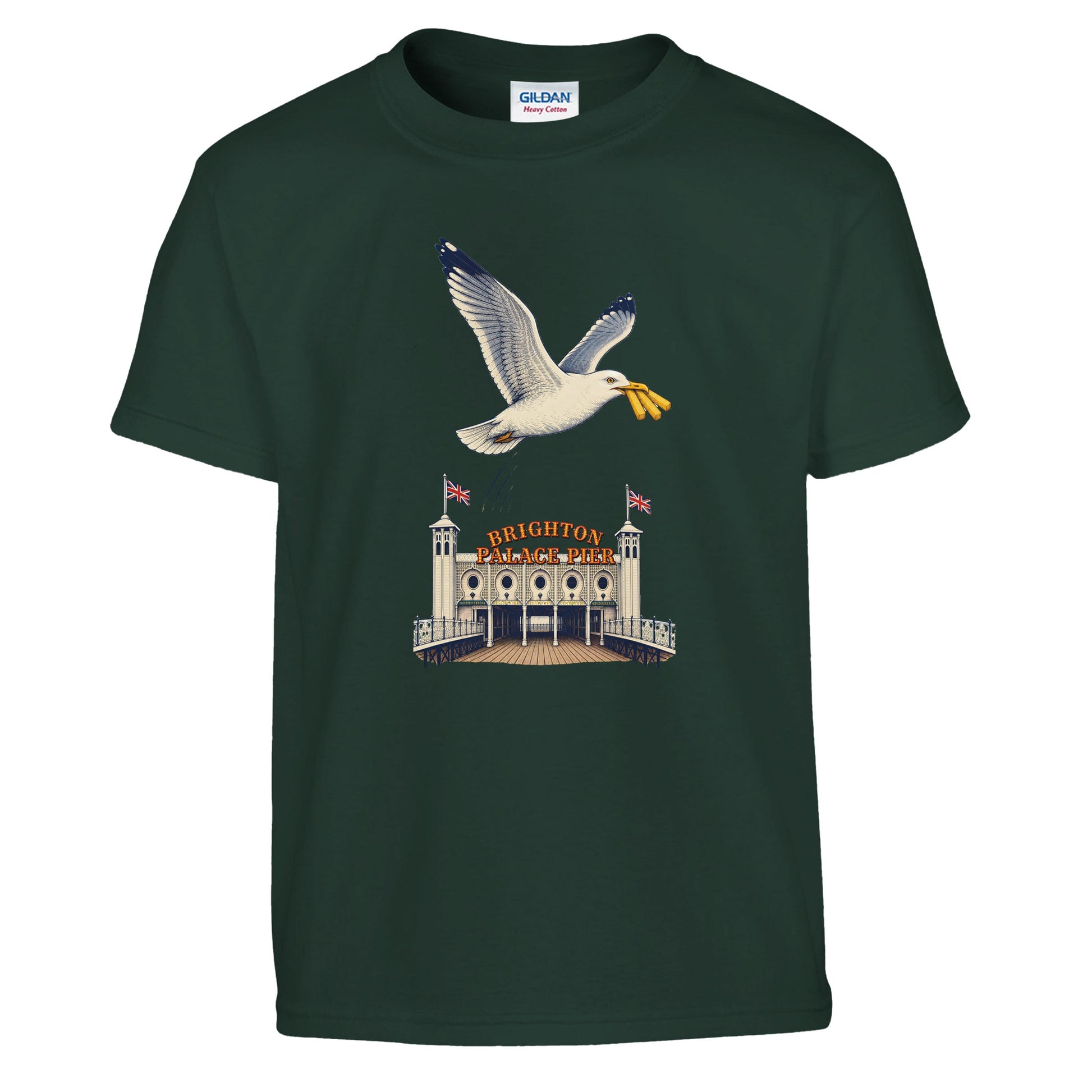 Brighton Palace Pier Chip Heist Kids' T-shirt — product view 13