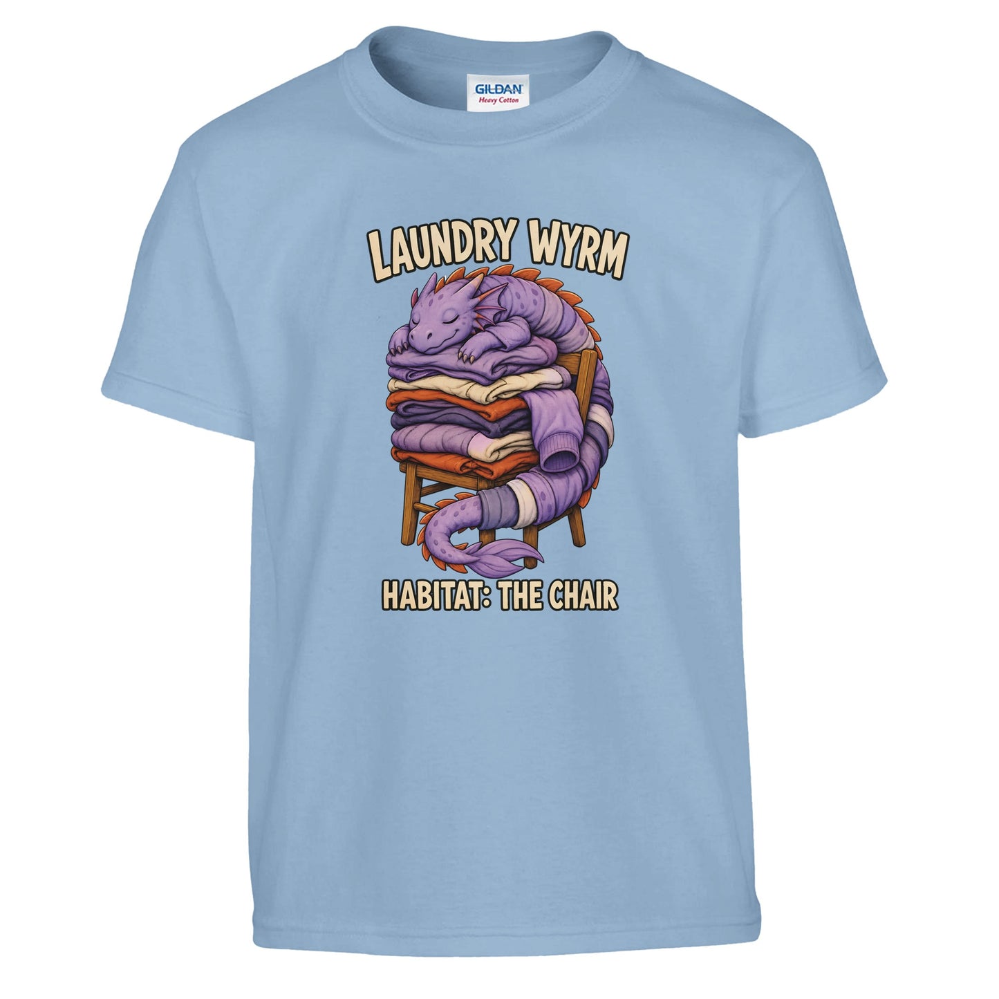 Laundry Wyrm – Habitat: The Chair Kids' T-shirt — product view 3