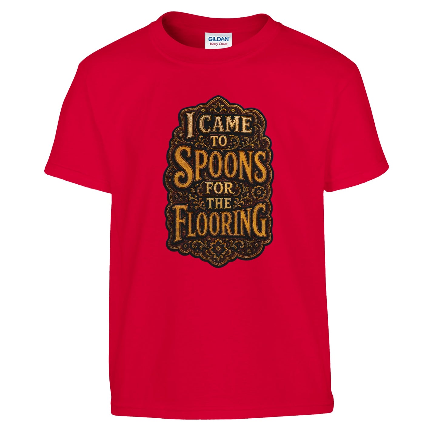 I Came to Spoons for the Flooring Kids' T-shirt — product view 5