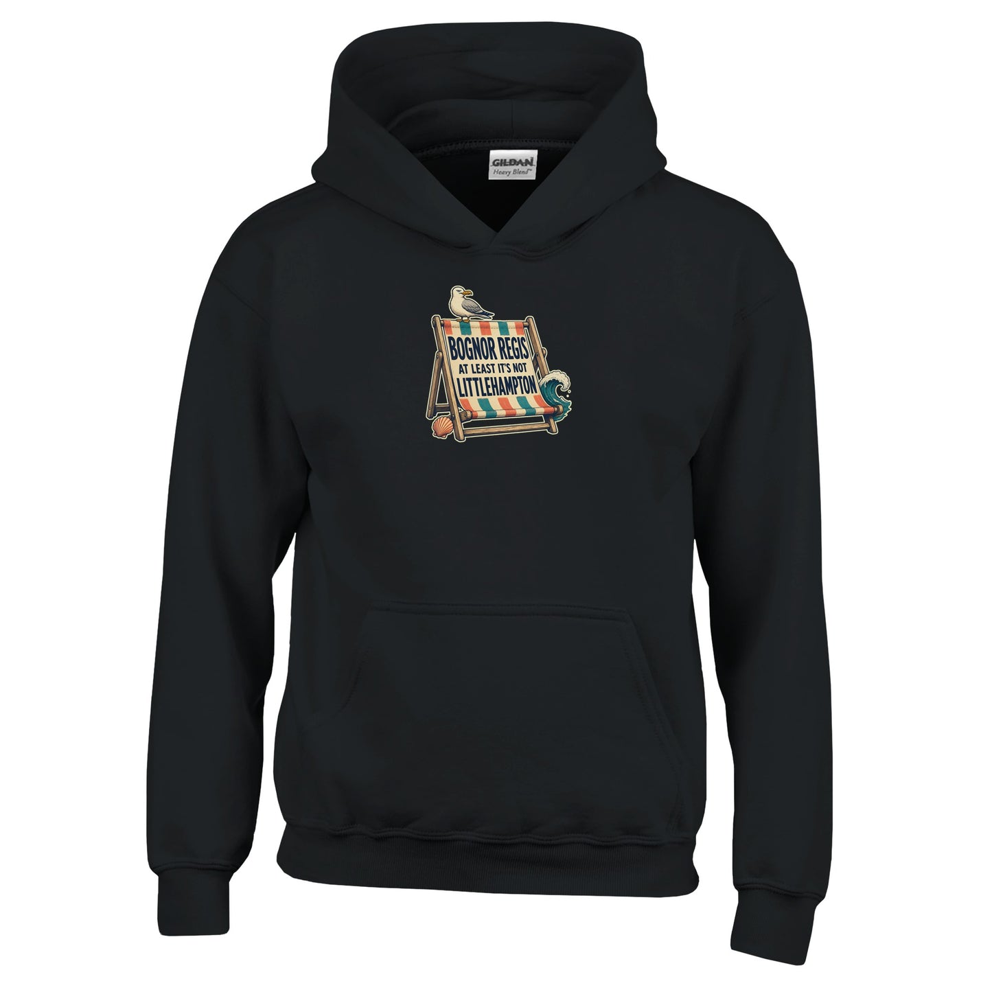 Bognor Regis — At Least It's Not Littlehampton Kids' Hoodie — product view 3