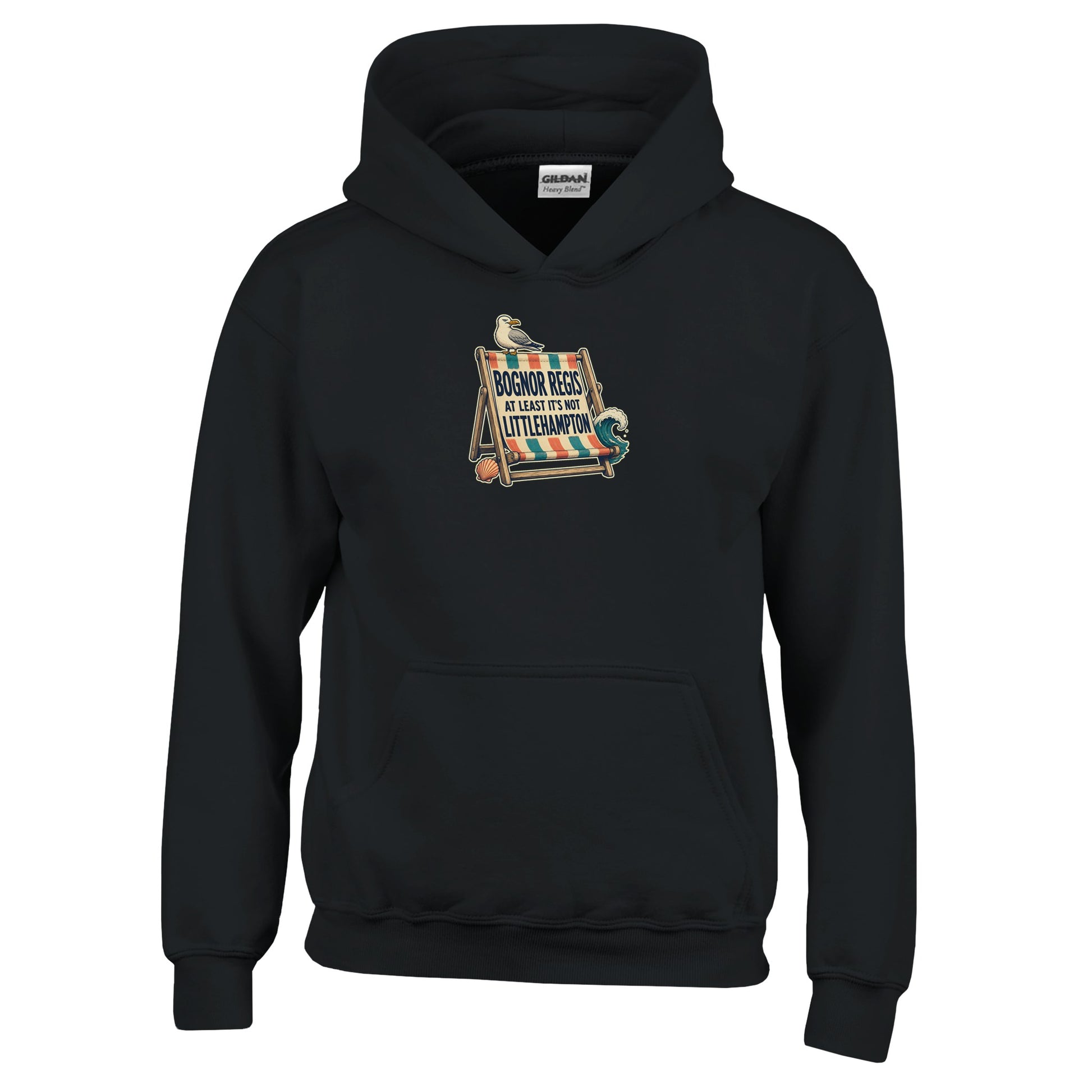 Bognor Regis — At Least It's Not Littlehampton Kids' Hoodie — product view 3