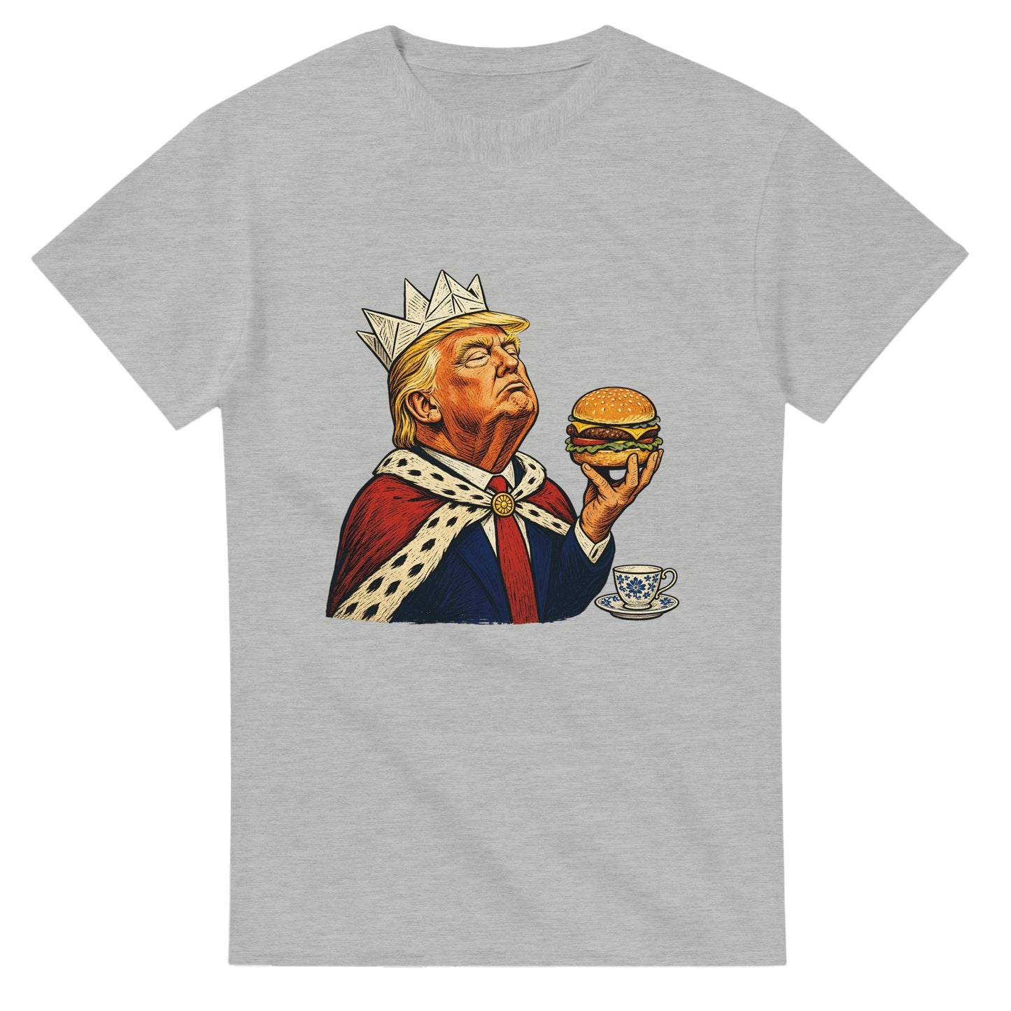 The Very Temporary Monarch — Trump Satire T-shirt — product view 6