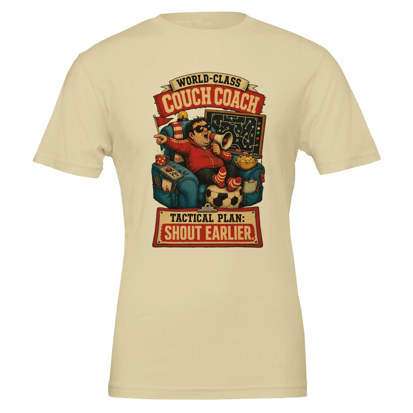 World-Class Couch Coach T-shirt — product view 5