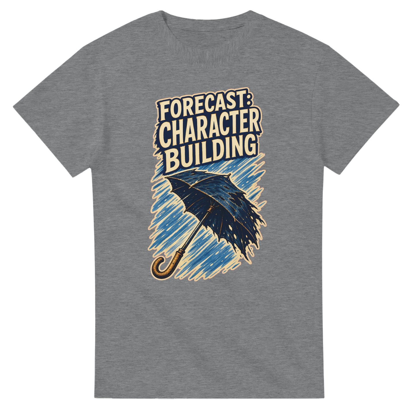 Forecast: Character Building – British Weather T-Shirt & Print — product view 12