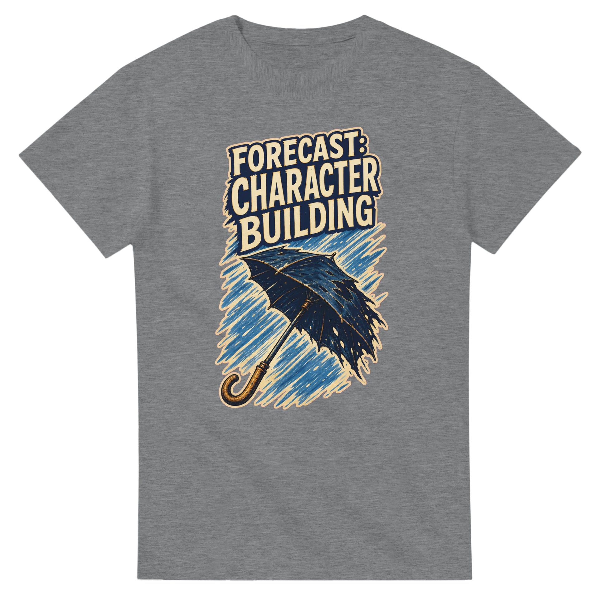 Forecast: Character Building – British Weather T-Shirt & Print — product view 12