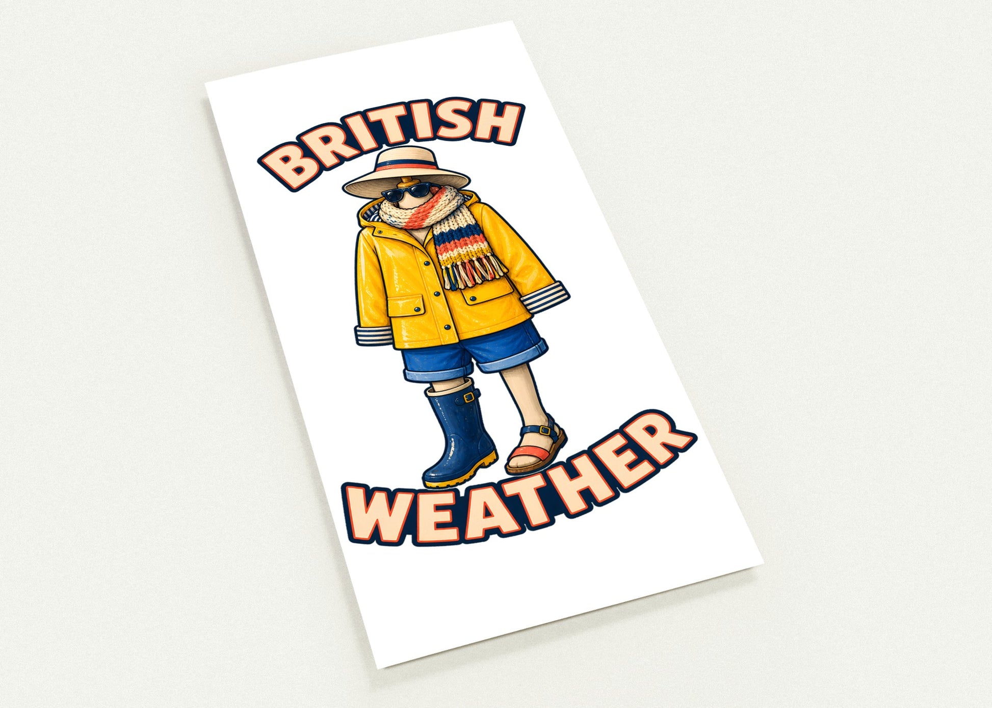 British Weather All-Weather Outfit Postcard Pack — product view 1