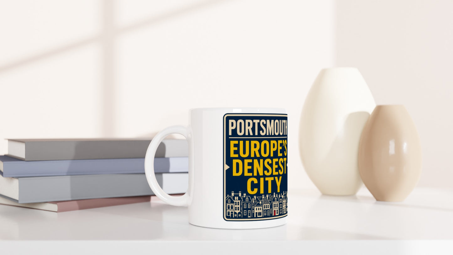 Portsmouth — Europe's Densest City Mug — product view 5